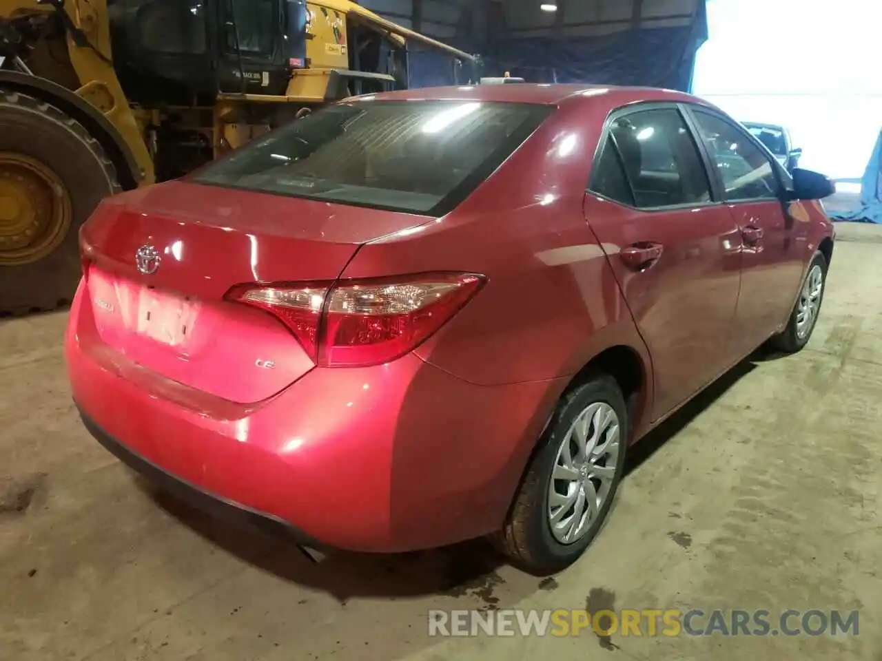 4 Photograph of a damaged car 2T1BURHE7KC233562 TOYOTA COROLLA 2019