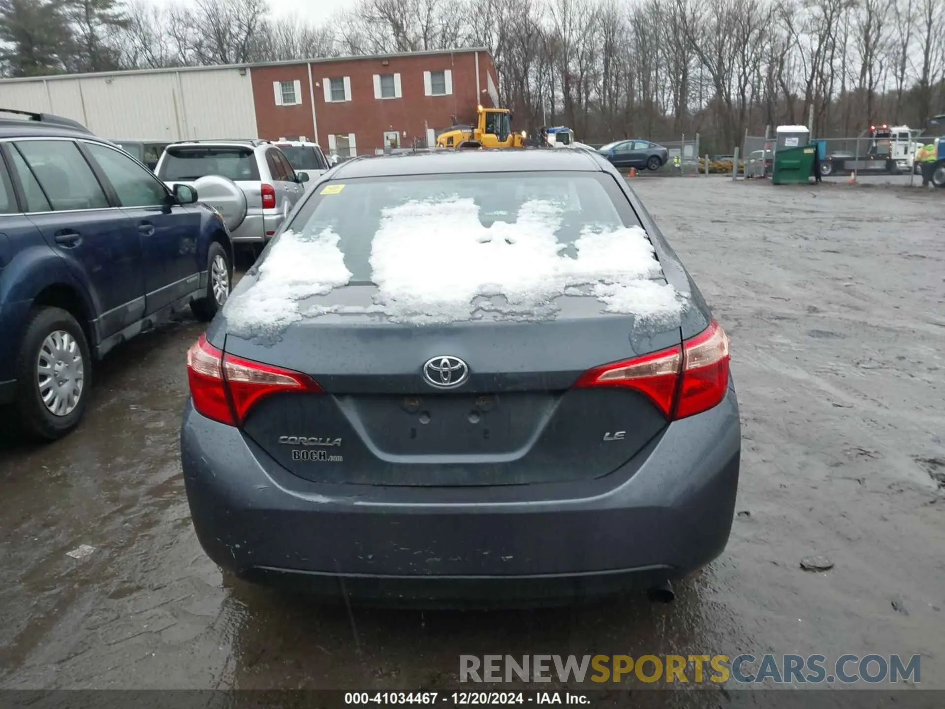 16 Photograph of a damaged car 2T1BURHE7KC239975 TOYOTA COROLLA 2019