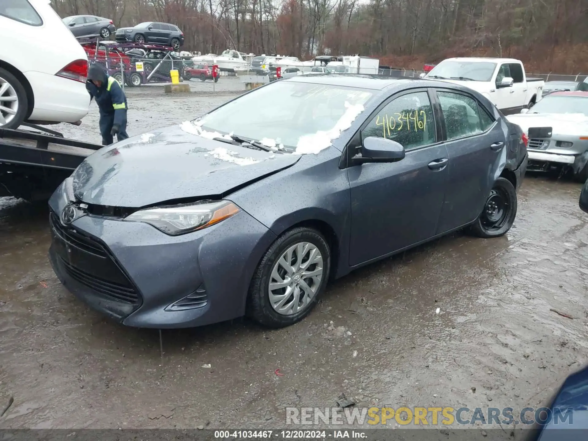 2 Photograph of a damaged car 2T1BURHE7KC239975 TOYOTA COROLLA 2019