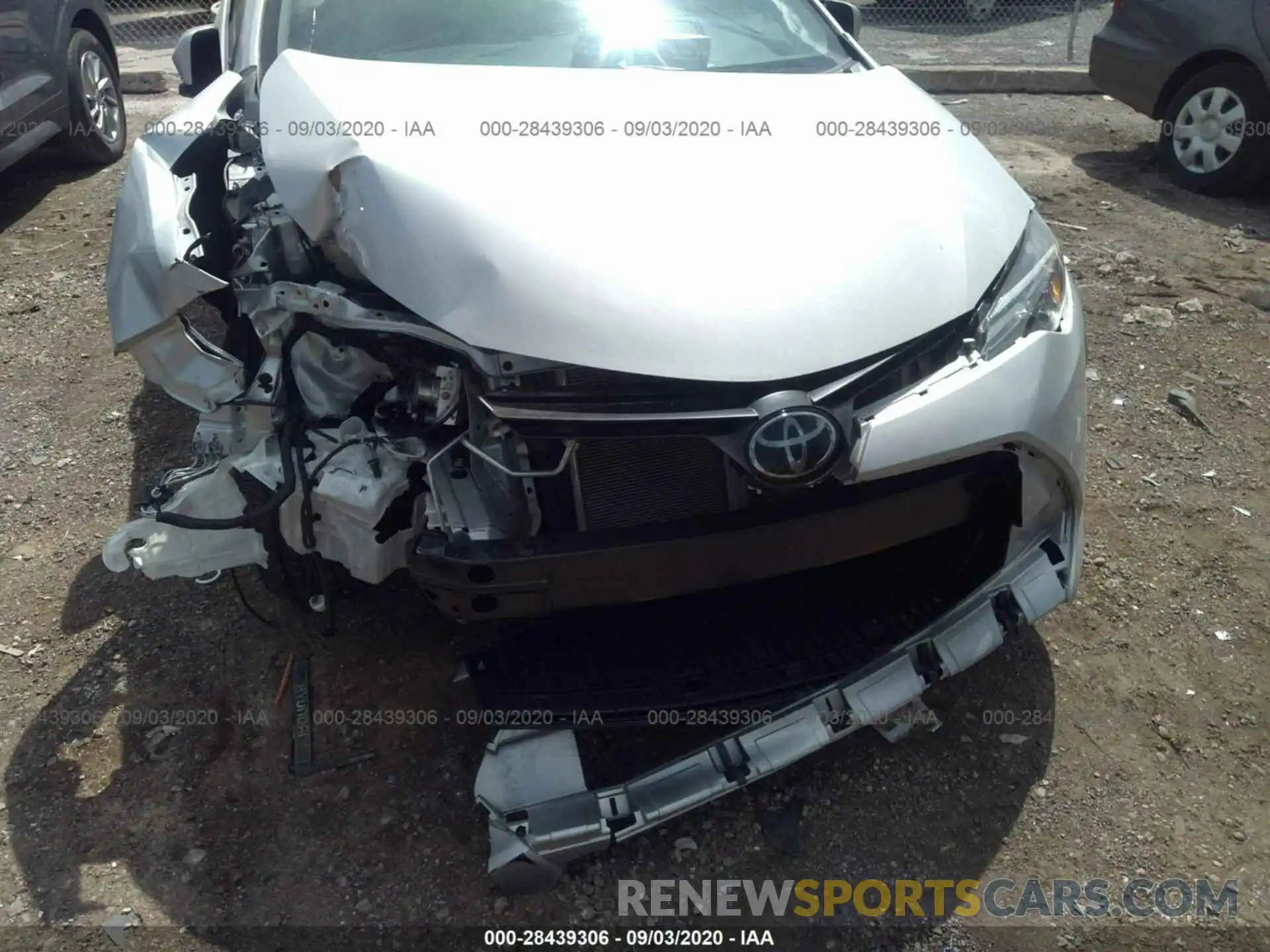 6 Photograph of a damaged car 2T1BURHE7KC240351 TOYOTA COROLLA 2019