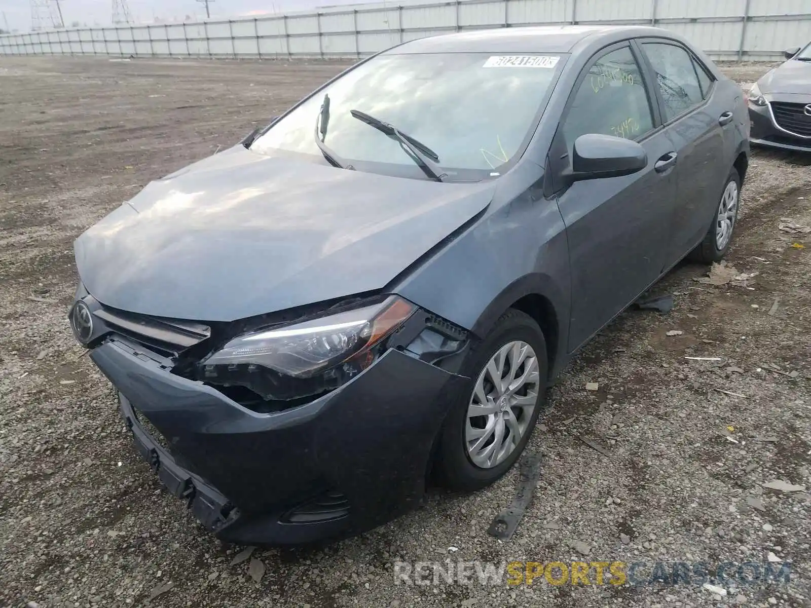 2 Photograph of a damaged car 2T1BURHE7KC241242 TOYOTA COROLLA 2019