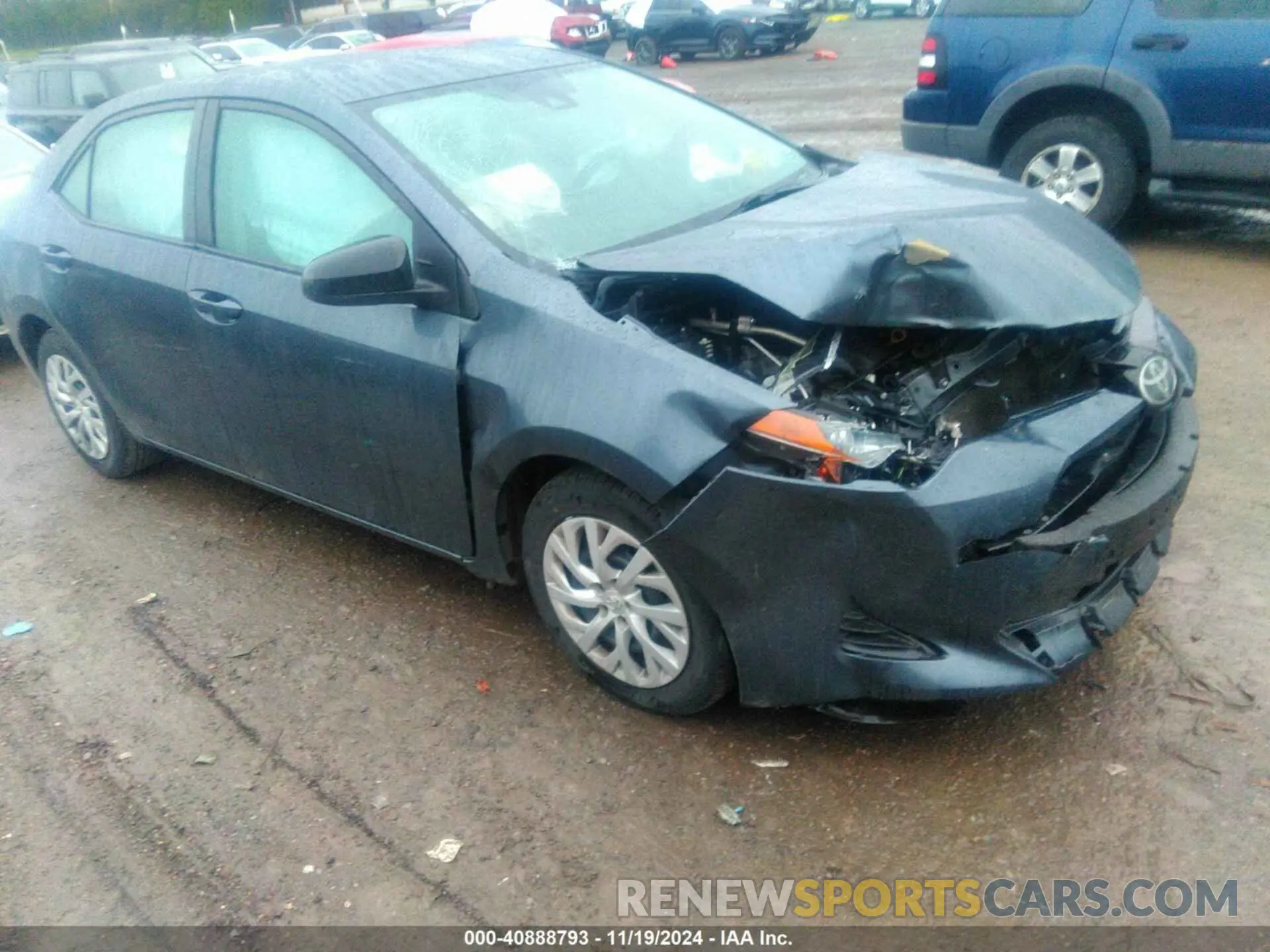 1 Photograph of a damaged car 2T1BURHE7KC241807 TOYOTA COROLLA 2019