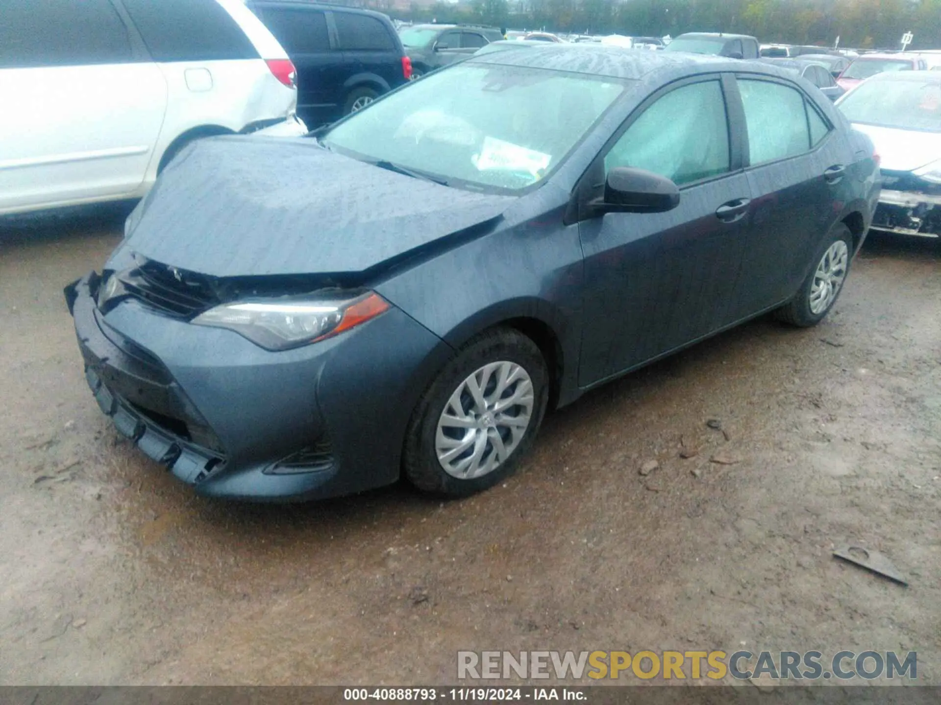 2 Photograph of a damaged car 2T1BURHE7KC241807 TOYOTA COROLLA 2019