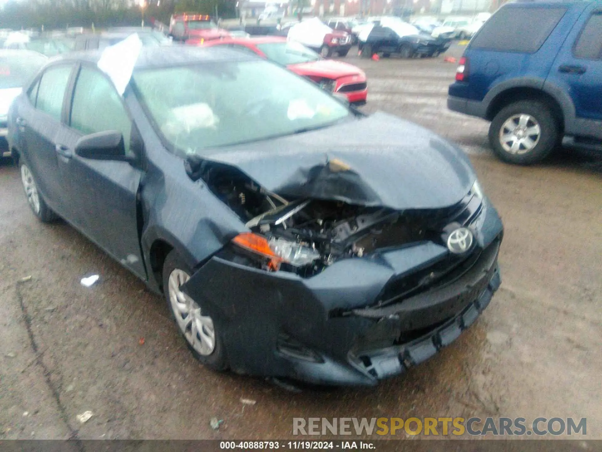 6 Photograph of a damaged car 2T1BURHE7KC241807 TOYOTA COROLLA 2019