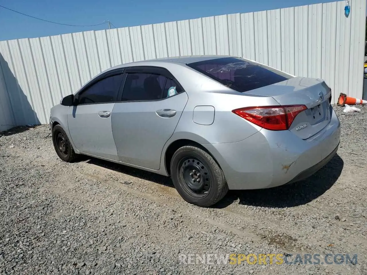 2 Photograph of a damaged car 2T1BURHE7KC242701 TOYOTA COROLLA 2019