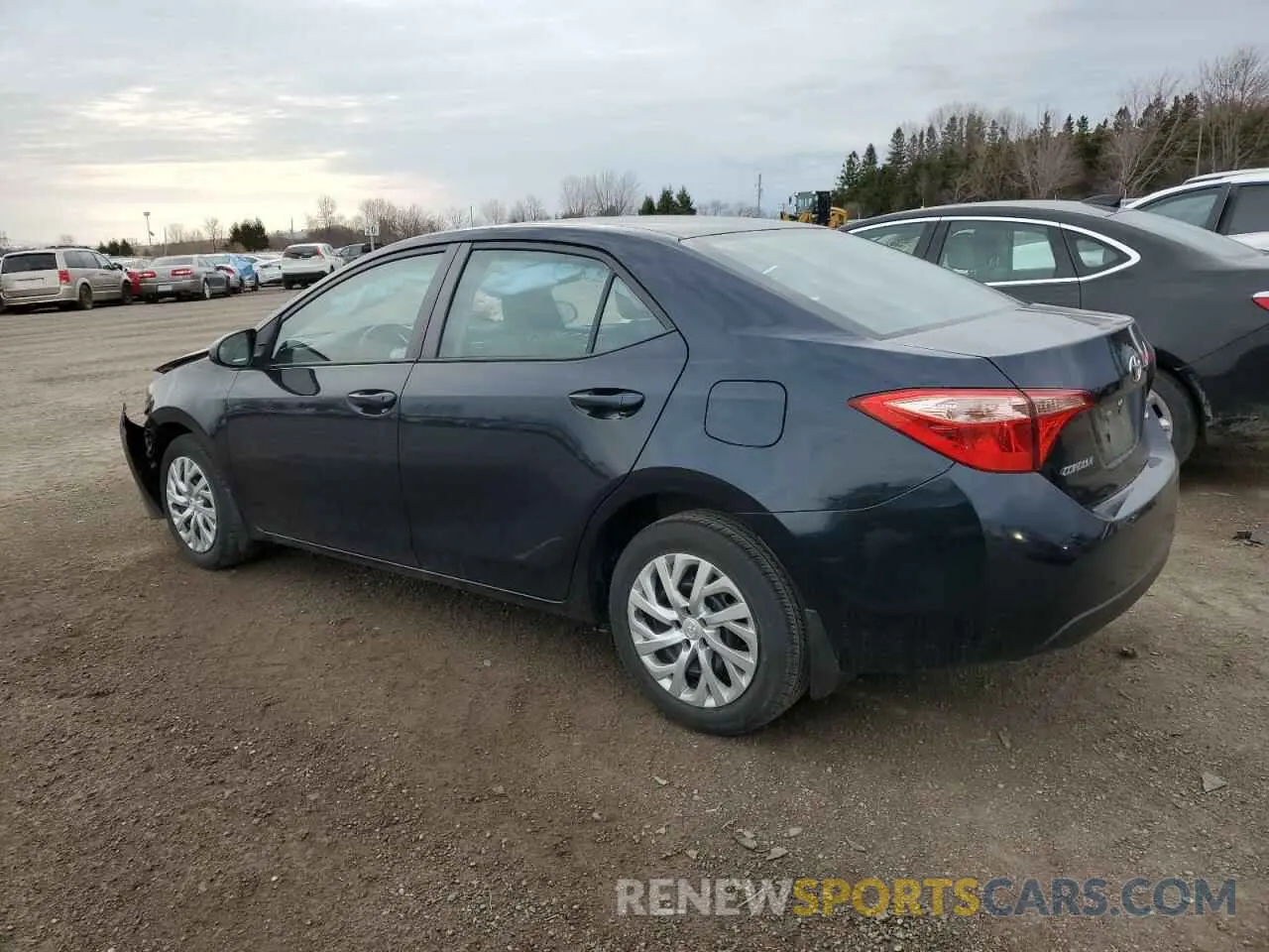2 Photograph of a damaged car 2T1BURHE7KC243735 TOYOTA COROLLA 2019