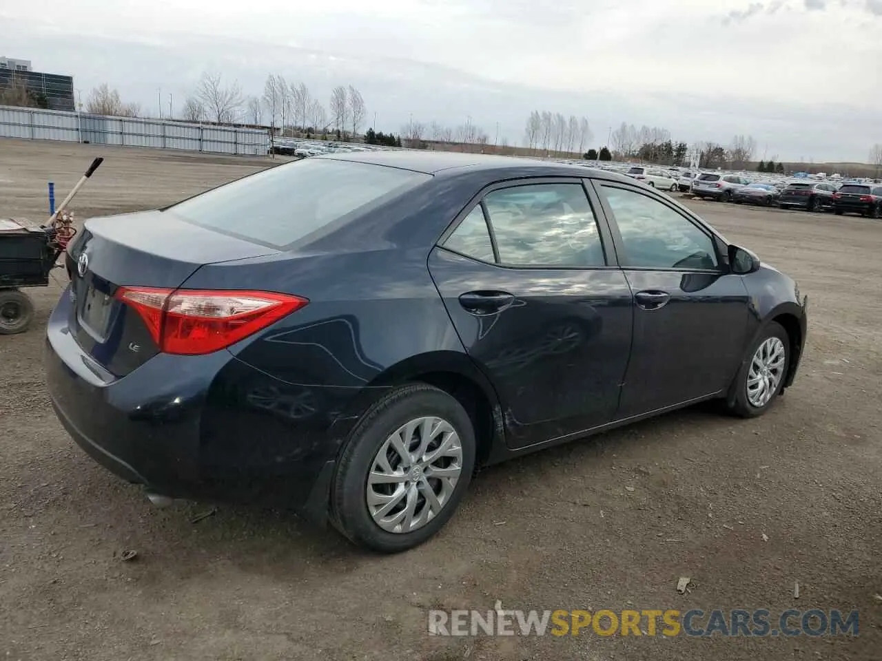 3 Photograph of a damaged car 2T1BURHE7KC243735 TOYOTA COROLLA 2019