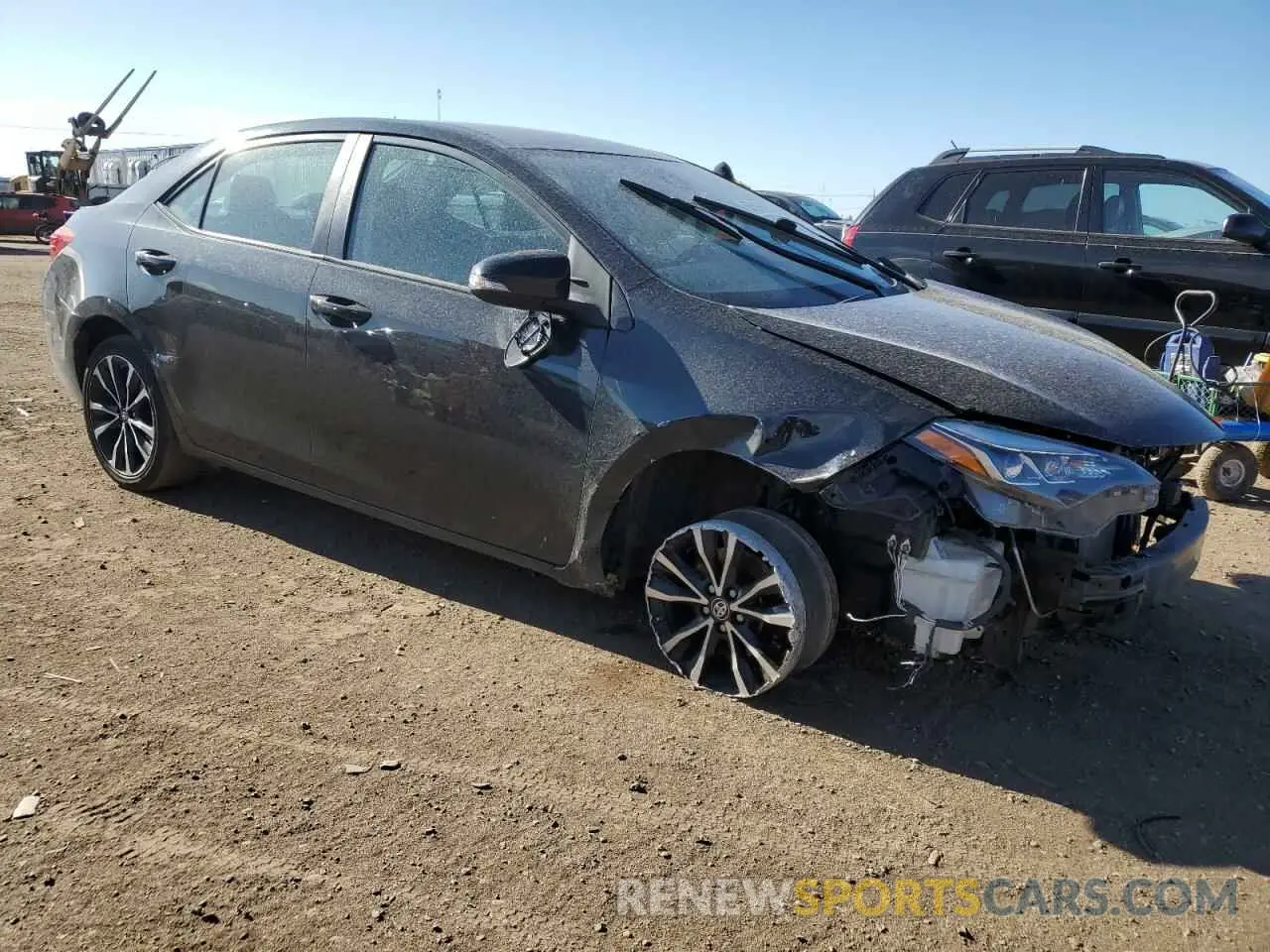 4 Photograph of a damaged car 2T1BURHE7KC244335 TOYOTA COROLLA 2019