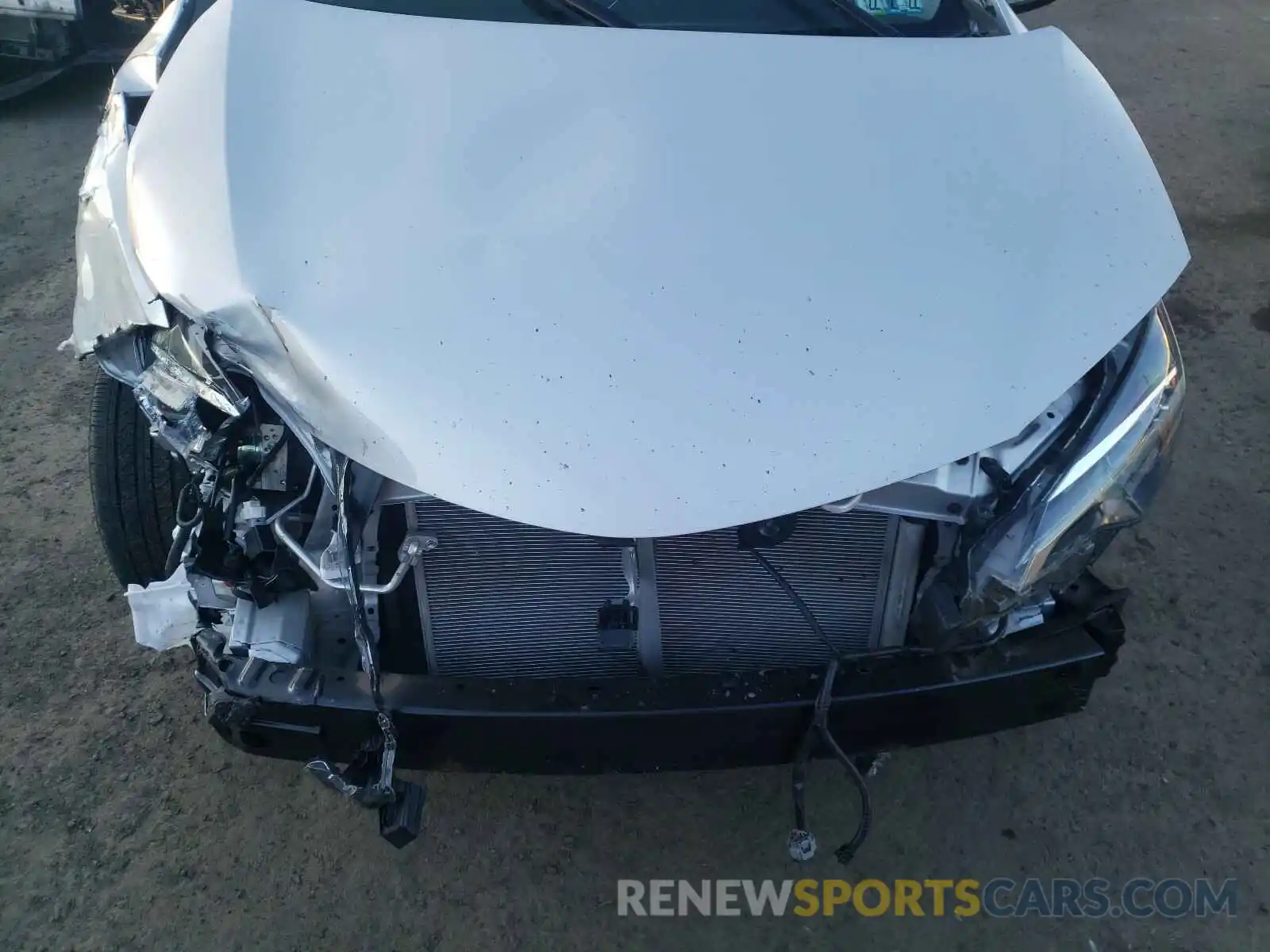 7 Photograph of a damaged car 2T1BURHE7KC244531 TOYOTA COROLLA 2019