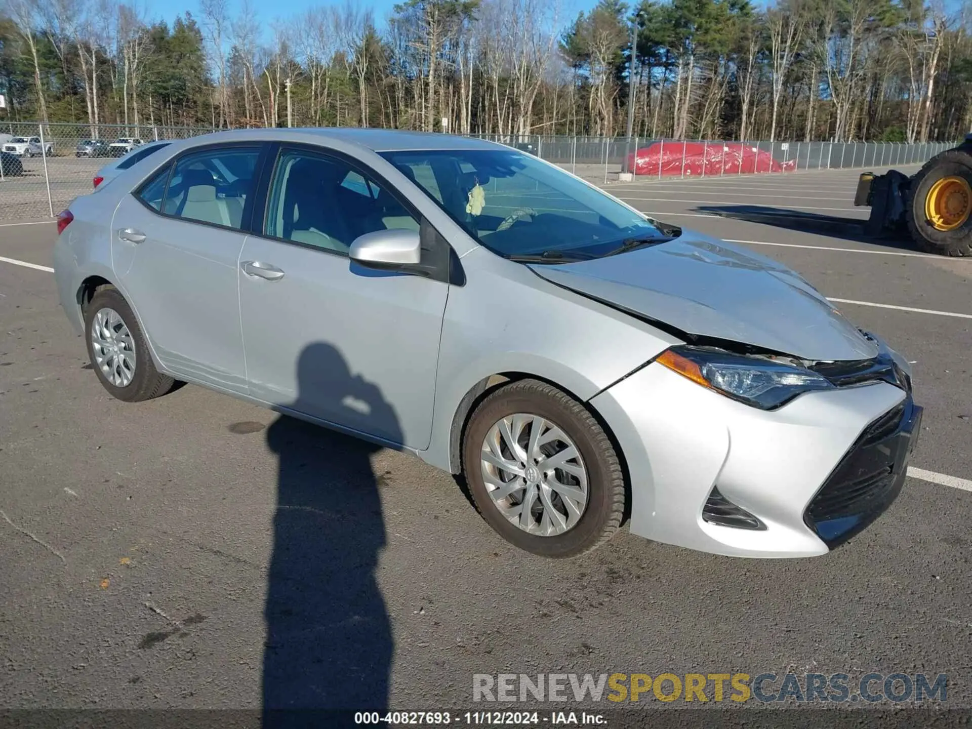 1 Photograph of a damaged car 2T1BURHE7KC244707 TOYOTA COROLLA 2019