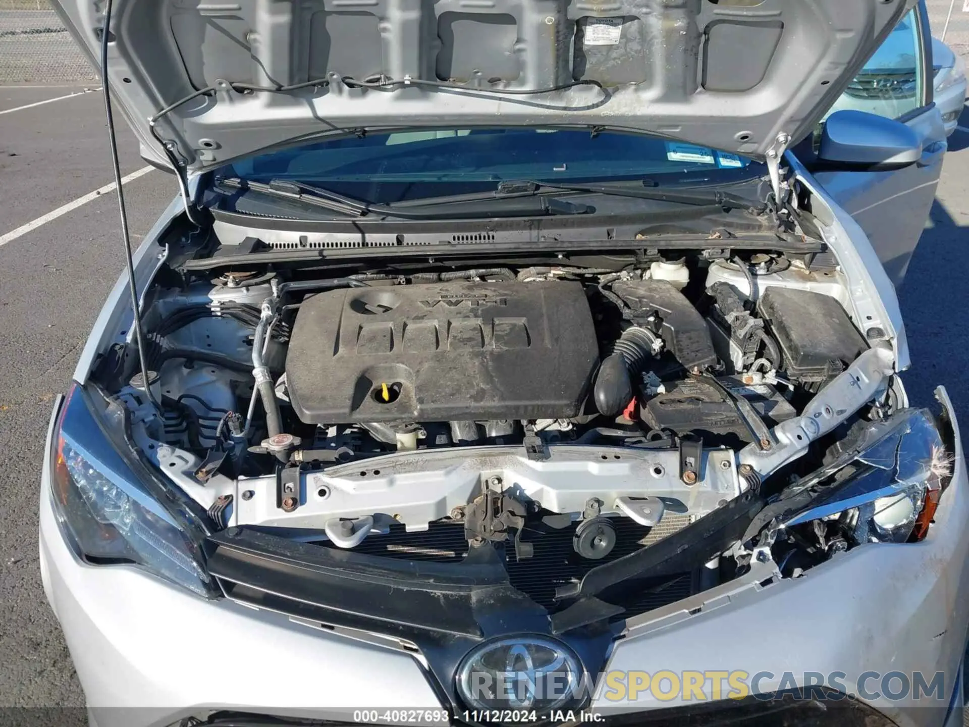 10 Photograph of a damaged car 2T1BURHE7KC244707 TOYOTA COROLLA 2019