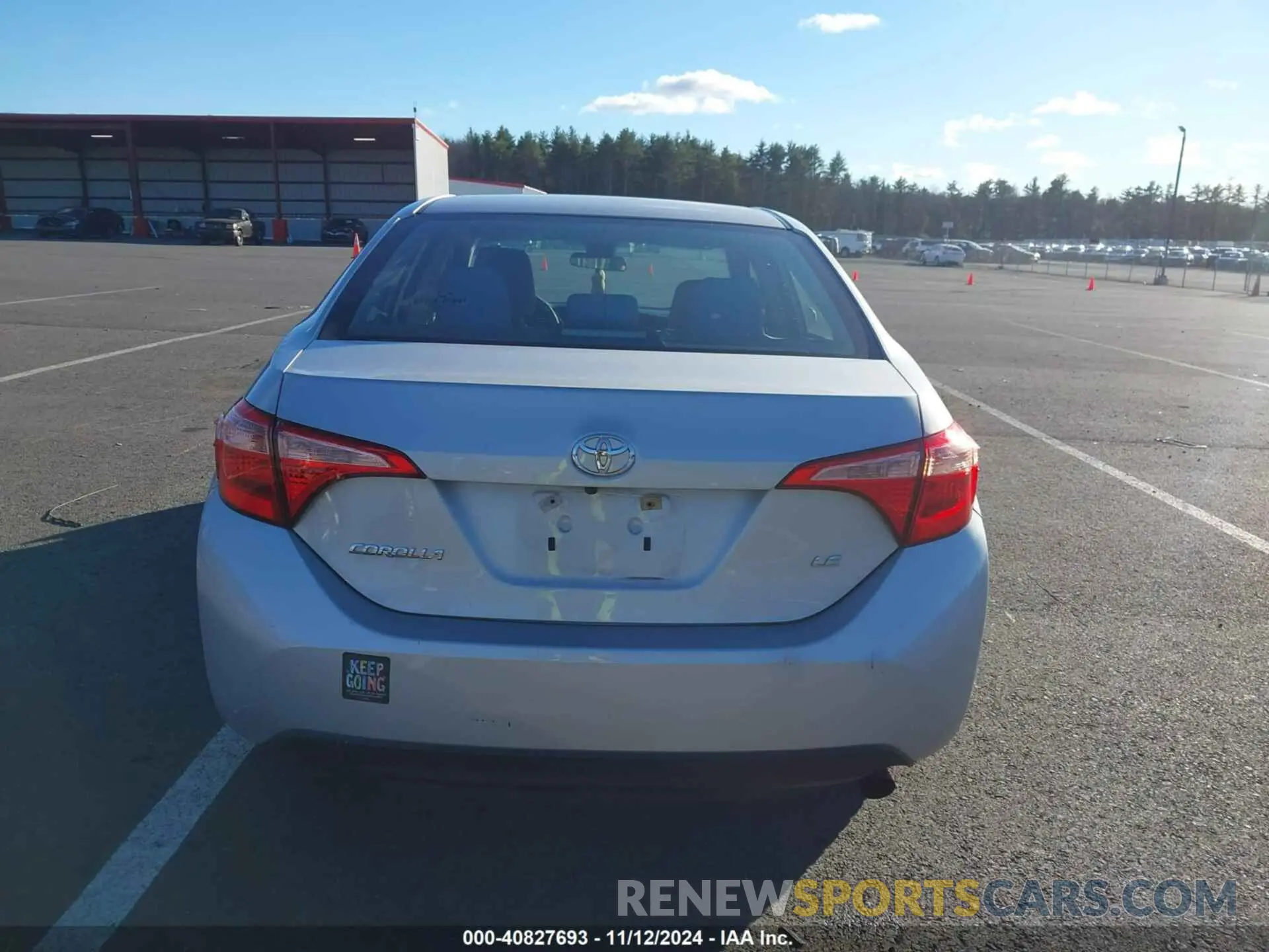 16 Photograph of a damaged car 2T1BURHE7KC244707 TOYOTA COROLLA 2019