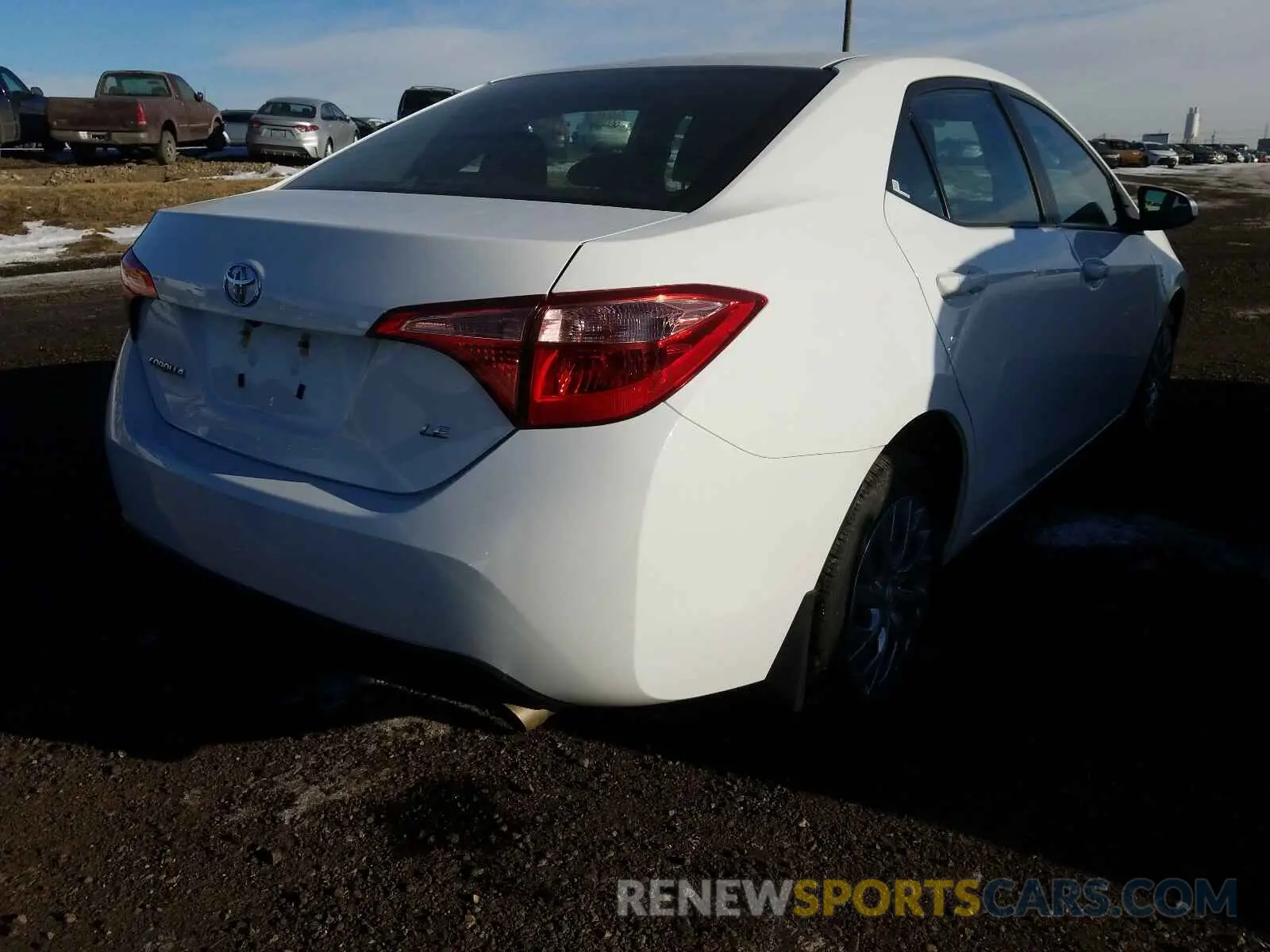4 Photograph of a damaged car 2T1BURHE7KC244786 TOYOTA COROLLA 2019