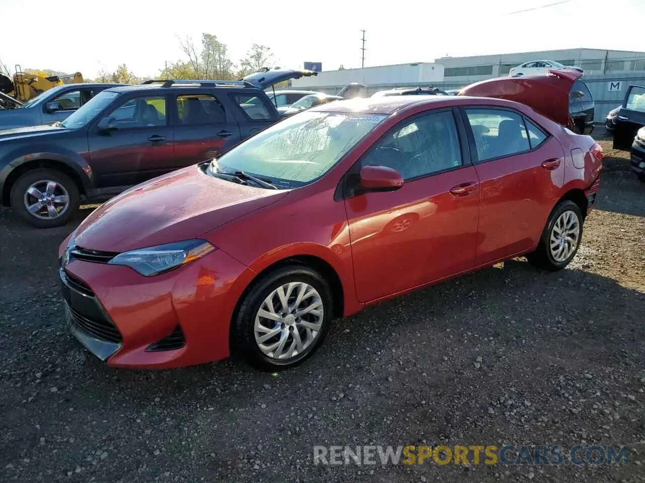 1 Photograph of a damaged car 2T1BURHE8KC125564 TOYOTA COROLLA 2019