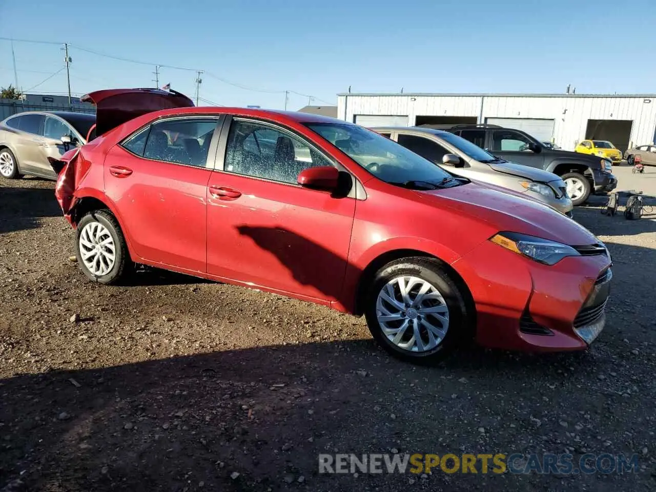 4 Photograph of a damaged car 2T1BURHE8KC125564 TOYOTA COROLLA 2019