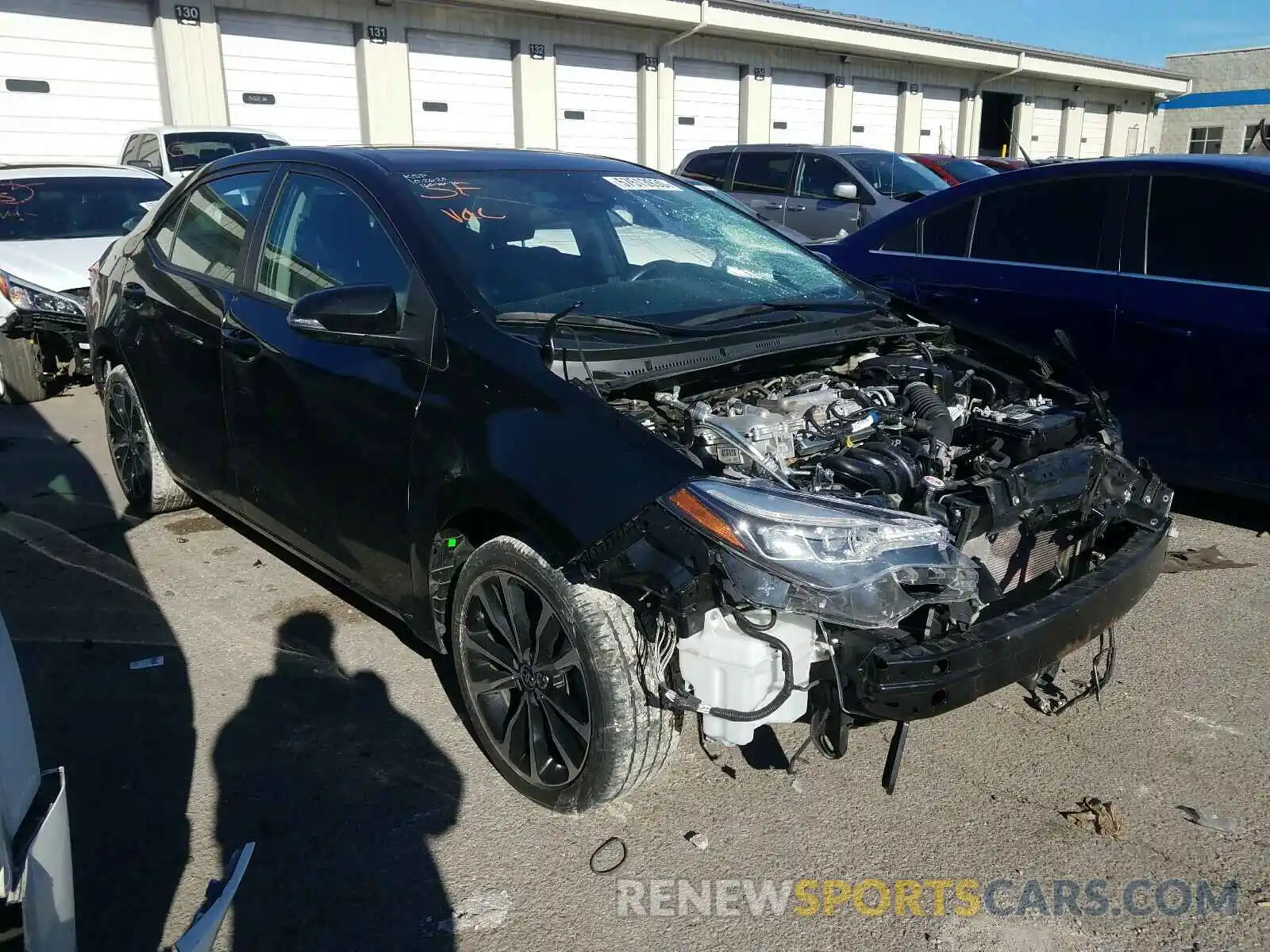 1 Photograph of a damaged car 2T1BURHE8KC126004 TOYOTA COROLLA 2019