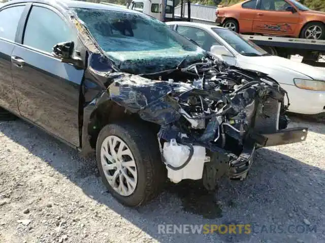 9 Photograph of a damaged car 2T1BURHE8KC133339 TOYOTA COROLLA 2019