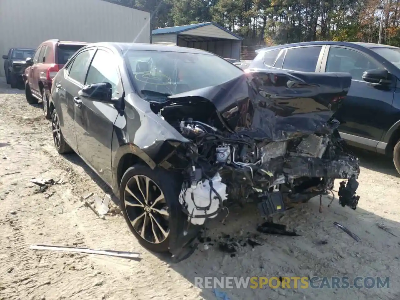 1 Photograph of a damaged car 2T1BURHE8KC135608 TOYOTA COROLLA 2019