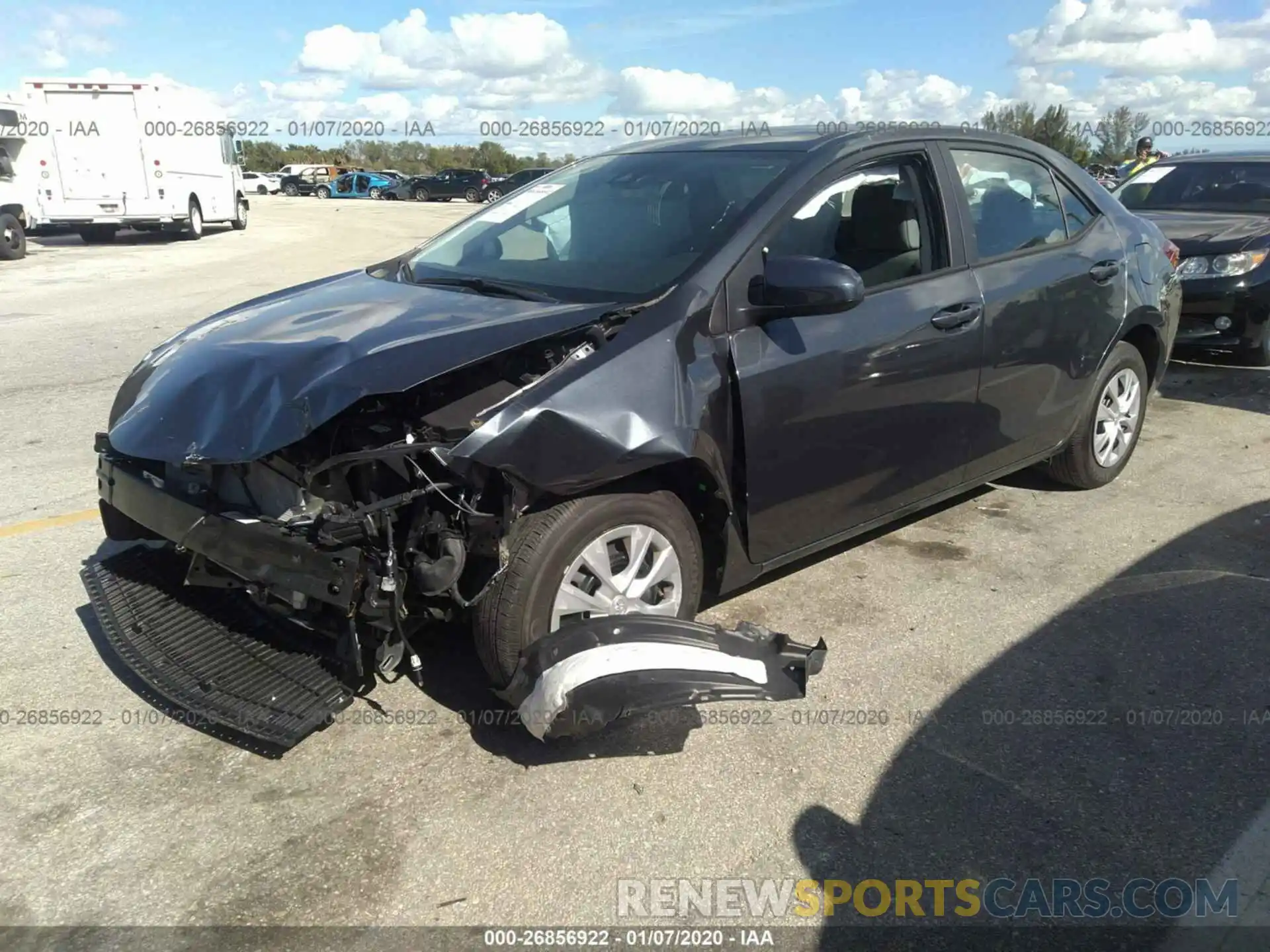 2 Photograph of a damaged car 2T1BURHE8KC139979 TOYOTA COROLLA 2019