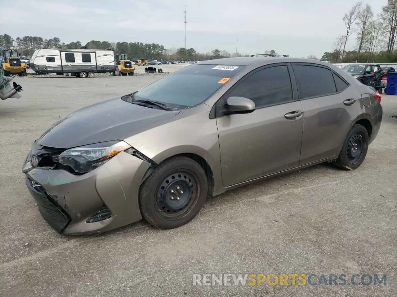 1 Photograph of a damaged car 2T1BURHE8KC143837 TOYOTA COROLLA 2019