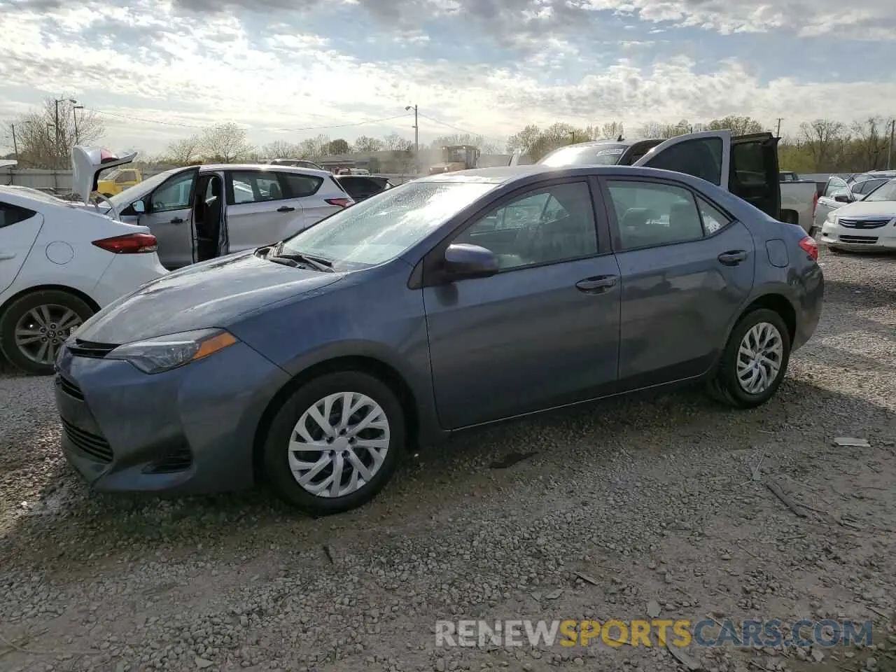 1 Photograph of a damaged car 2T1BURHE8KC145636 TOYOTA COROLLA 2019