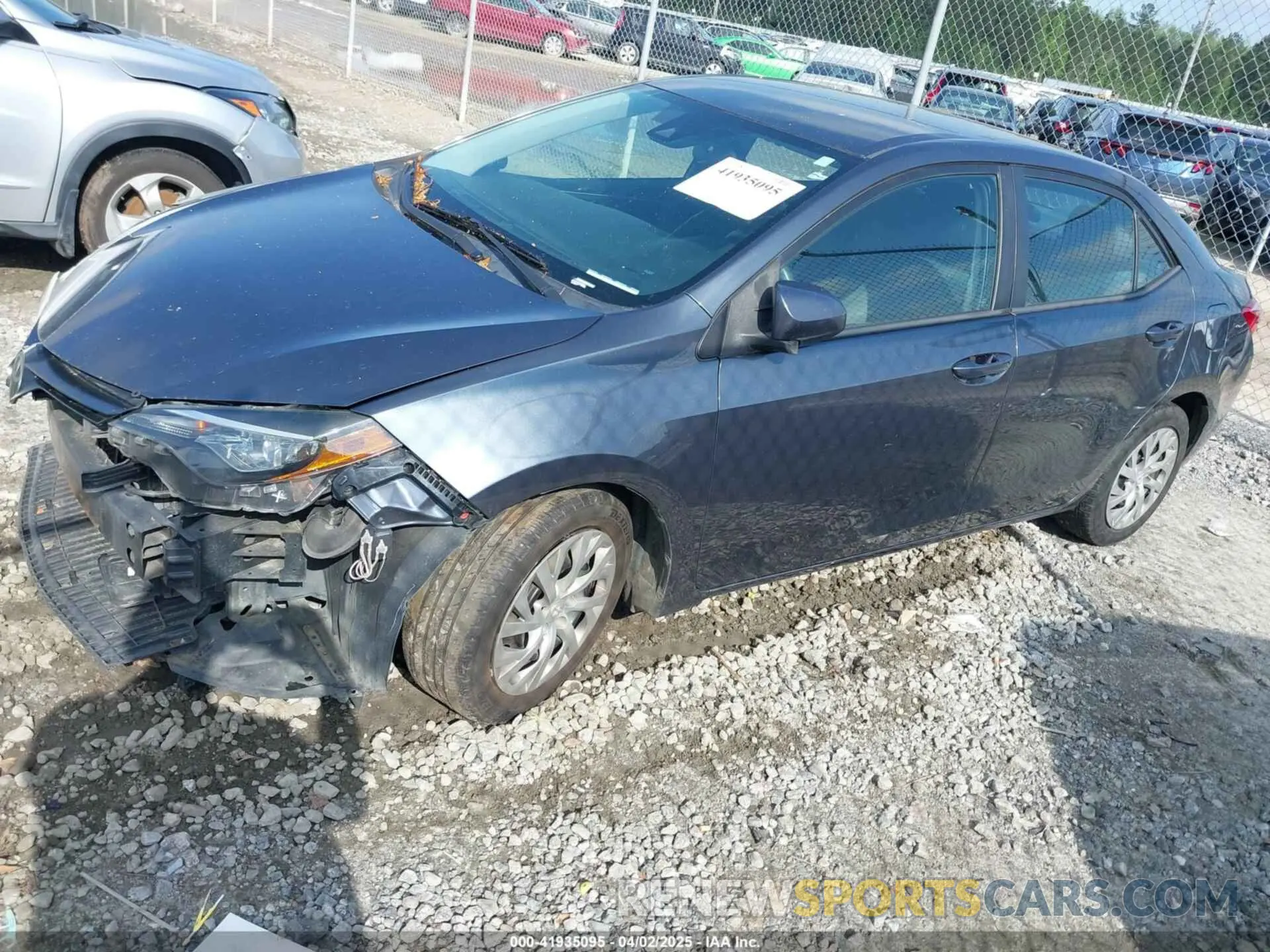 2 Photograph of a damaged car 2T1BURHE8KC145684 TOYOTA COROLLA 2019