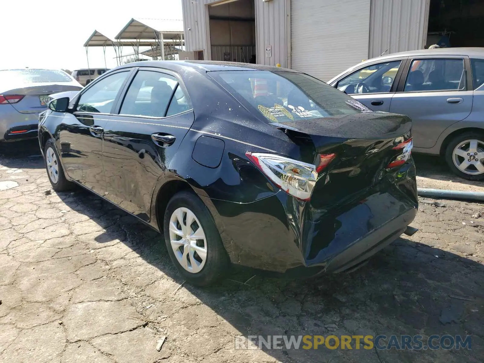 3 Photograph of a damaged car 2T1BURHE8KC146236 TOYOTA COROLLA 2019