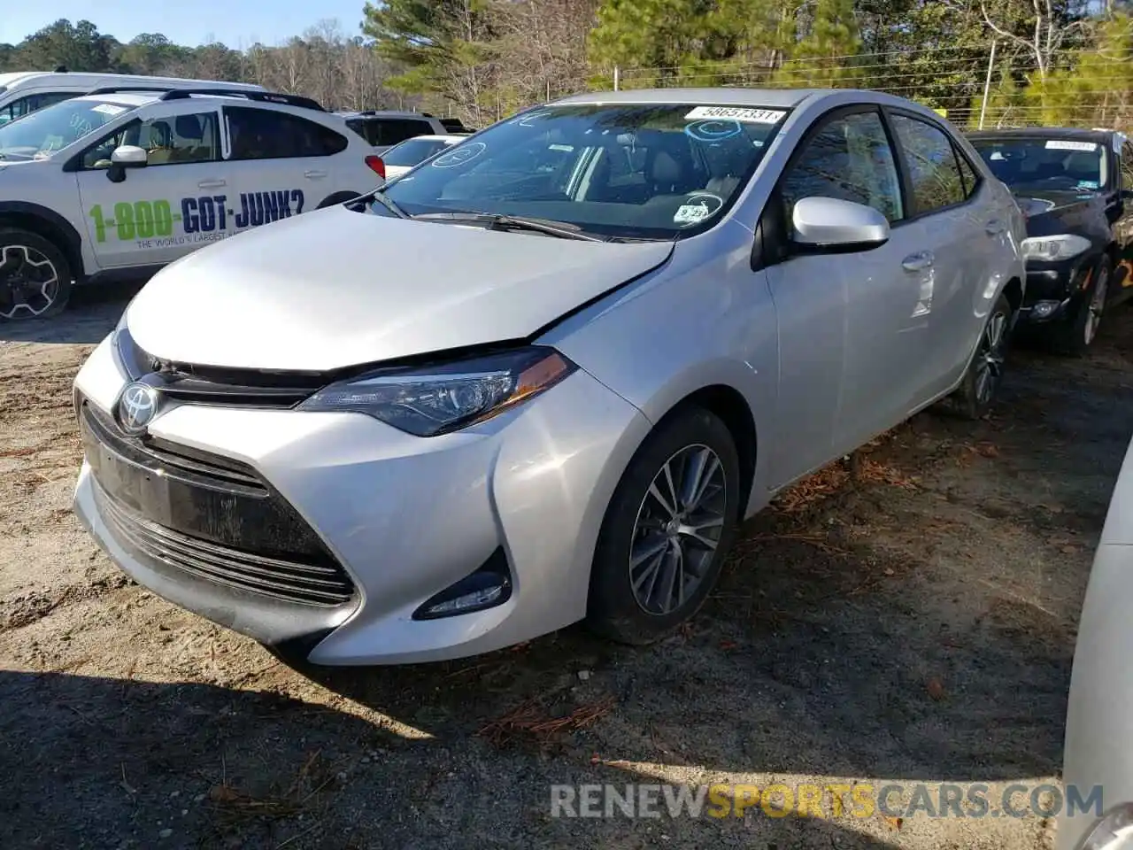 2 Photograph of a damaged car 2T1BURHE8KC146396 TOYOTA COROLLA 2019