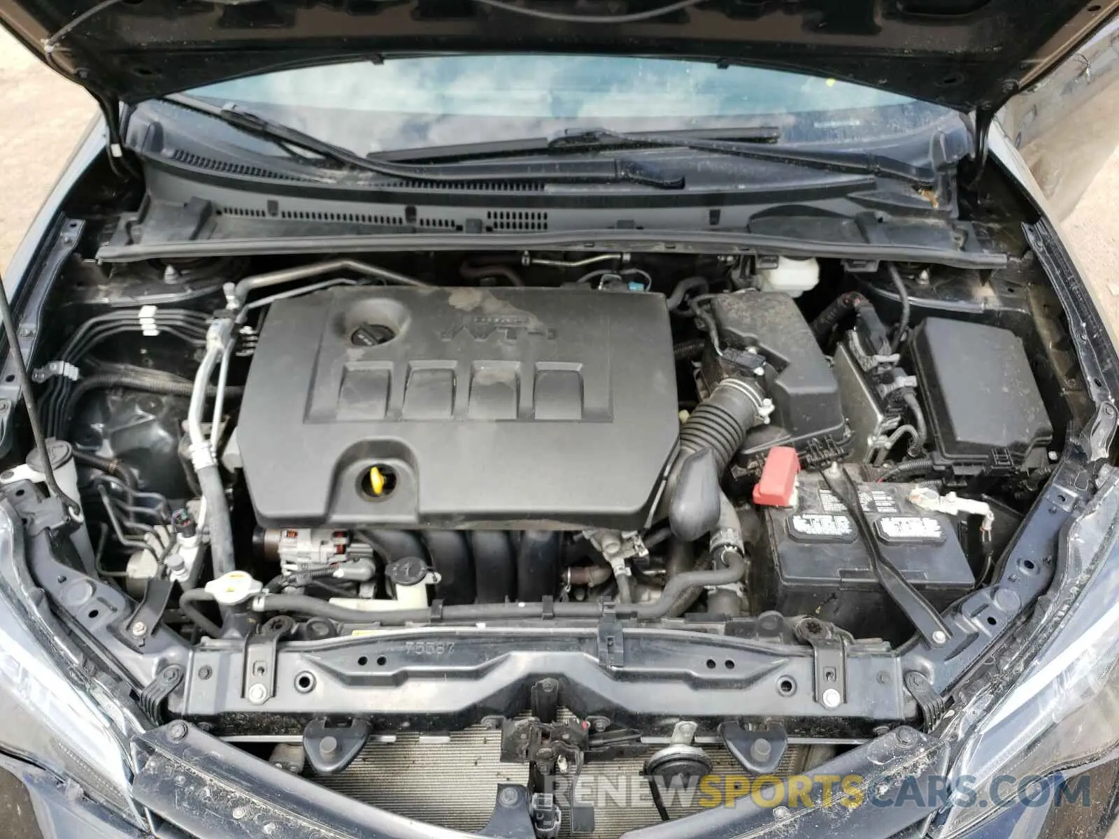 7 Photograph of a damaged car 2T1BURHE8KC147404 TOYOTA COROLLA 2019