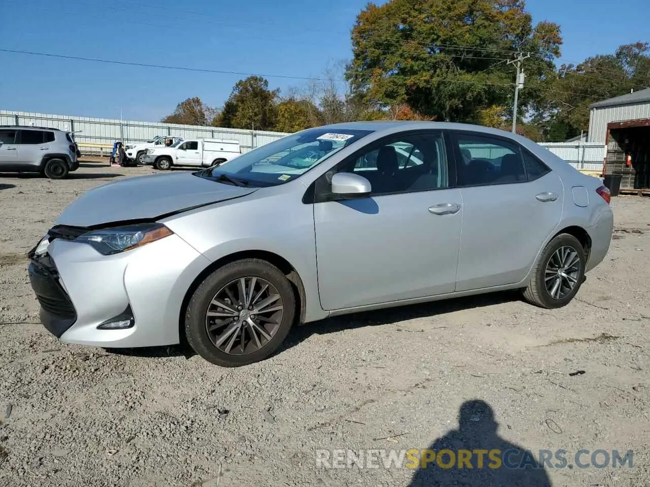 1 Photograph of a damaged car 2T1BURHE8KC149041 TOYOTA COROLLA 2019