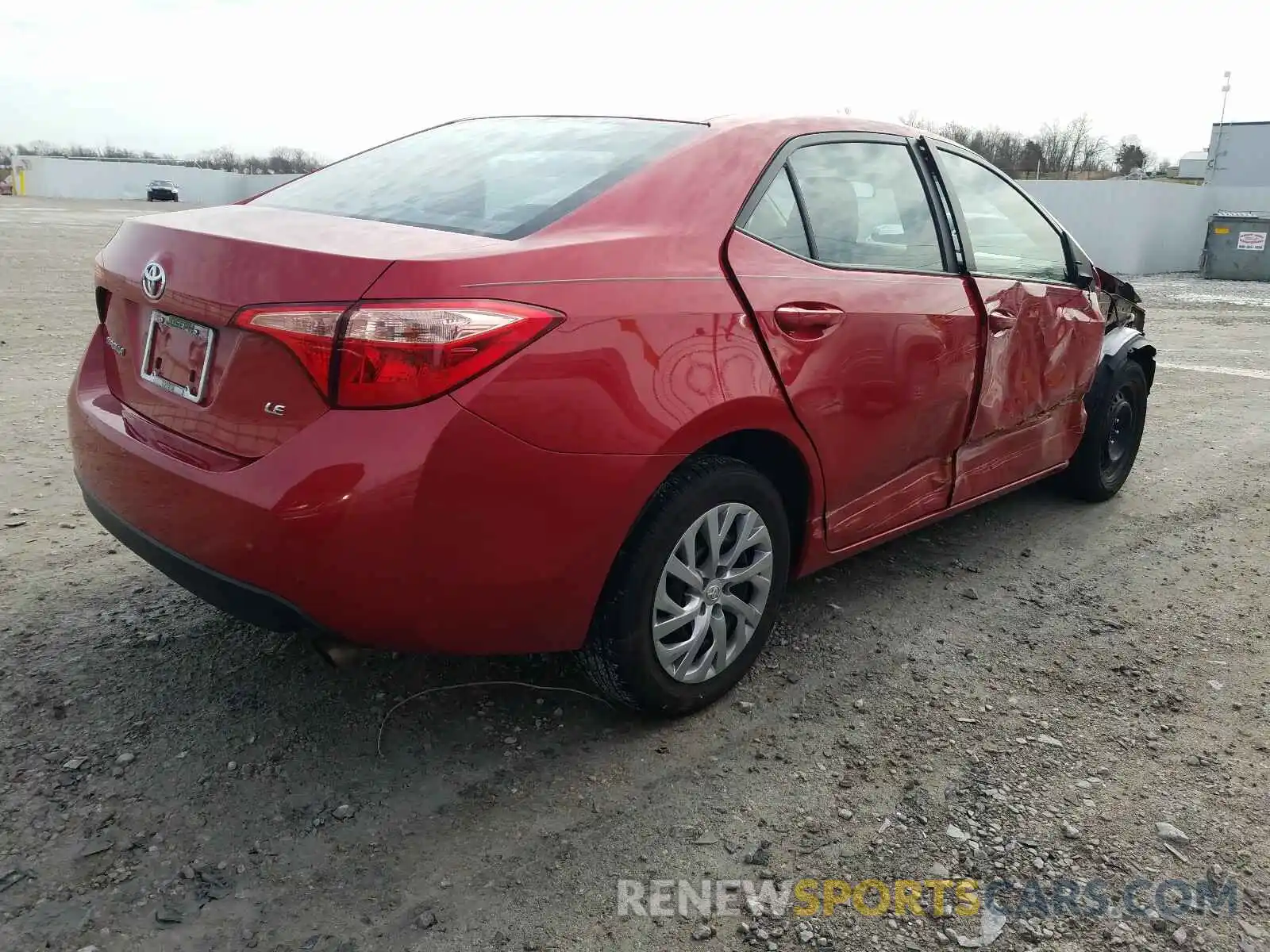 4 Photograph of a damaged car 2T1BURHE8KC149606 TOYOTA COROLLA 2019