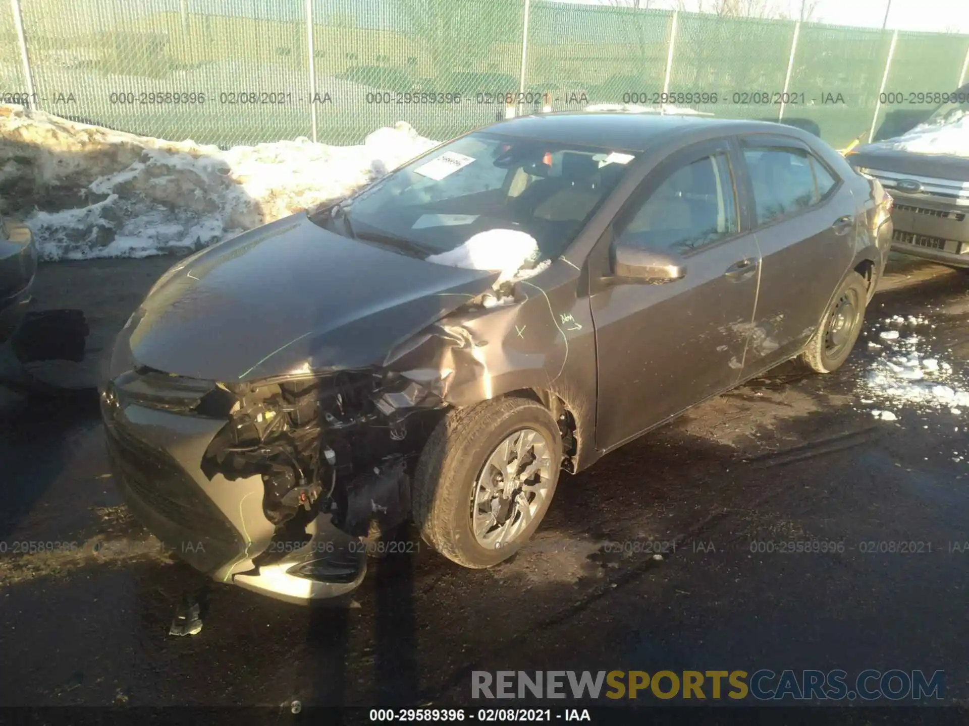 2 Photograph of a damaged car 2T1BURHE8KC150688 TOYOTA COROLLA 2019