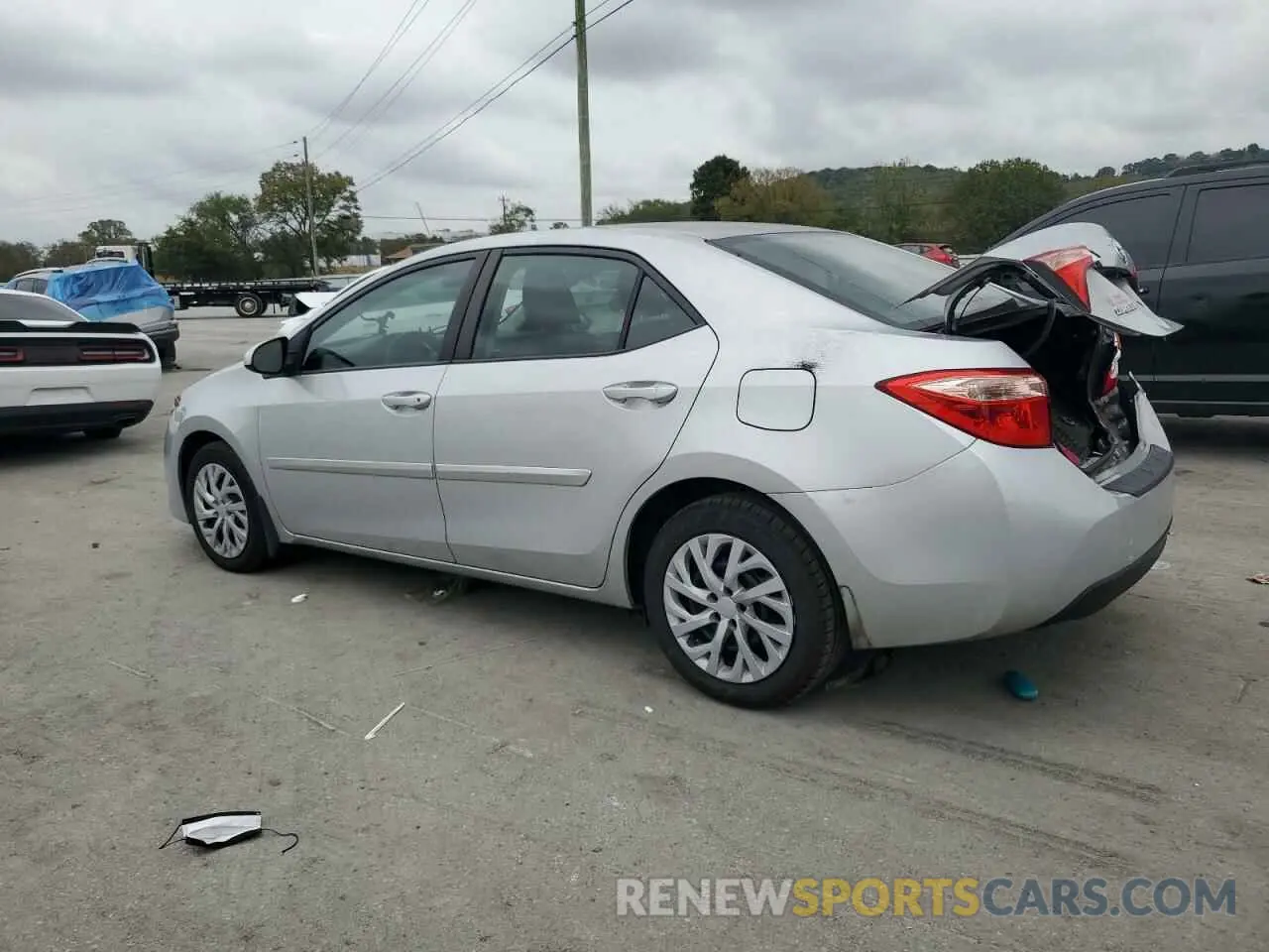 2 Photograph of a damaged car 2T1BURHE8KC153624 TOYOTA COROLLA 2019
