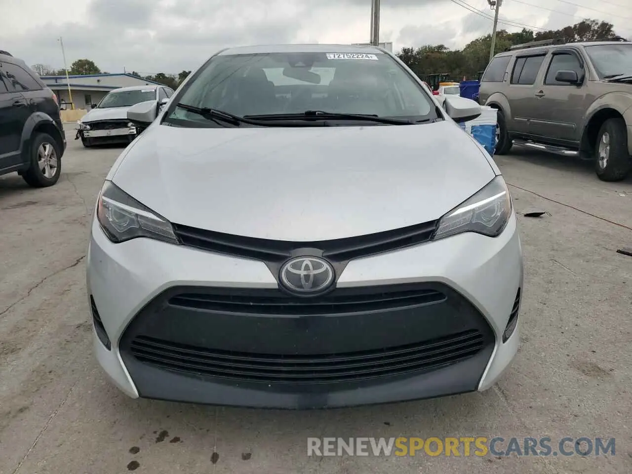 5 Photograph of a damaged car 2T1BURHE8KC153624 TOYOTA COROLLA 2019