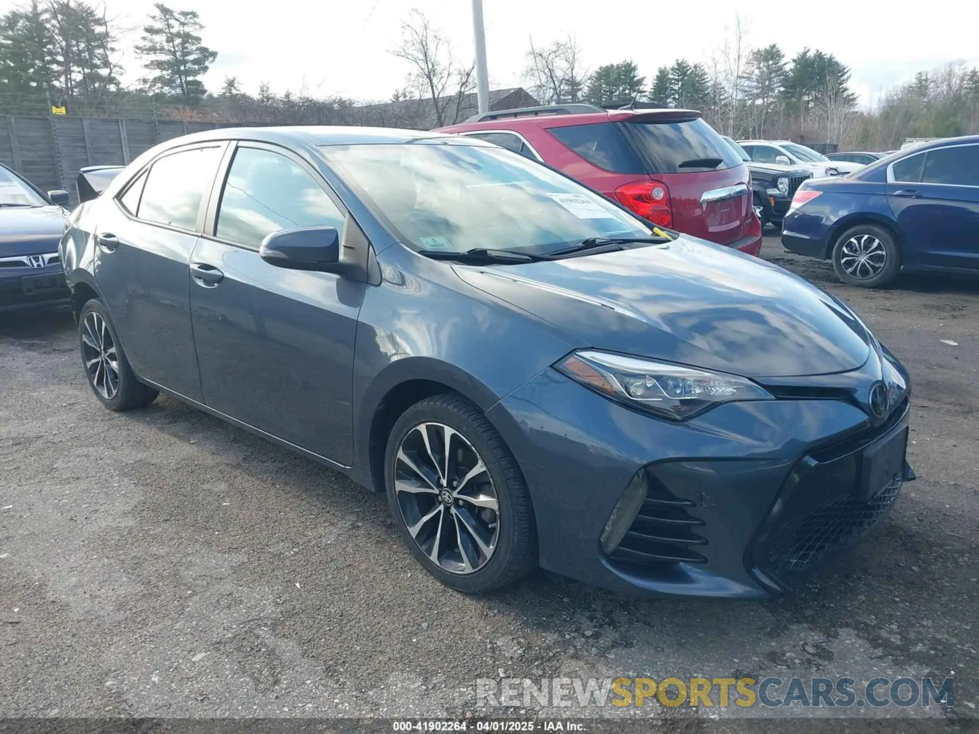 1 Photograph of a damaged car 2T1BURHE8KC155695 TOYOTA COROLLA 2019