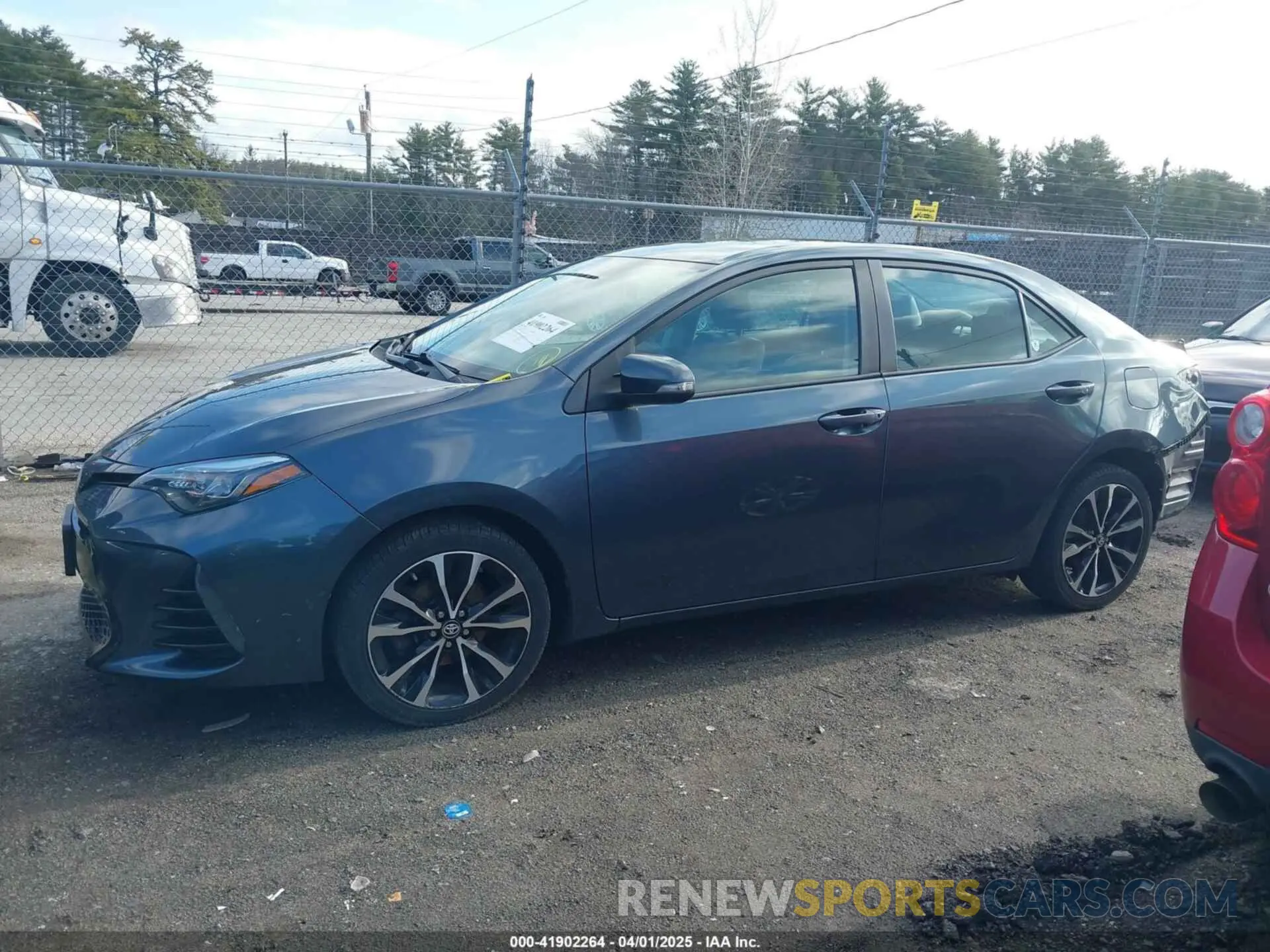 14 Photograph of a damaged car 2T1BURHE8KC155695 TOYOTA COROLLA 2019