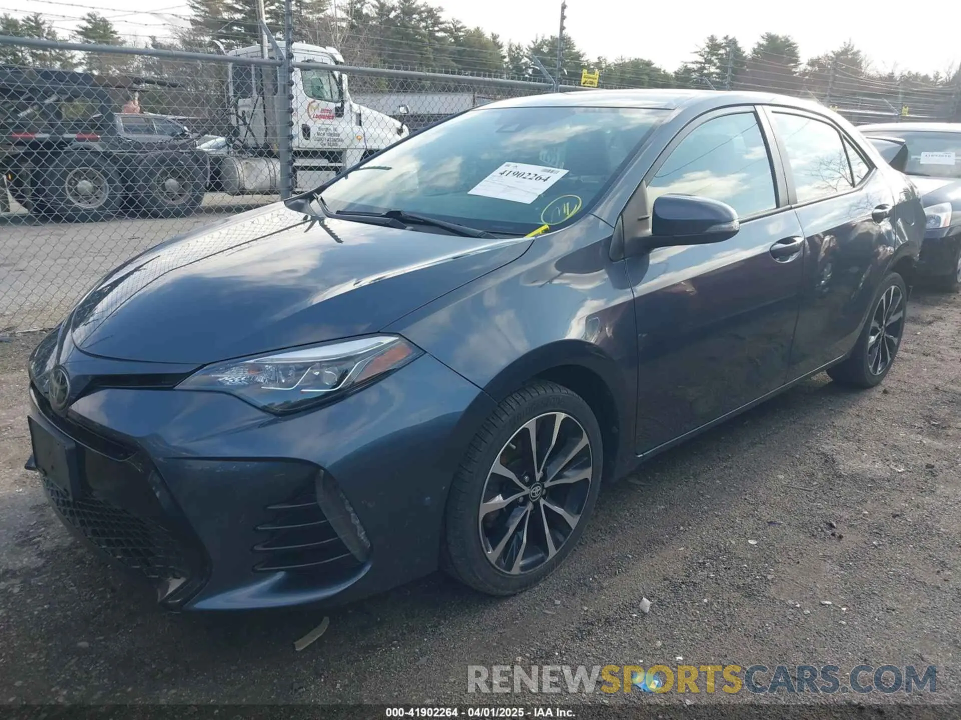 2 Photograph of a damaged car 2T1BURHE8KC155695 TOYOTA COROLLA 2019