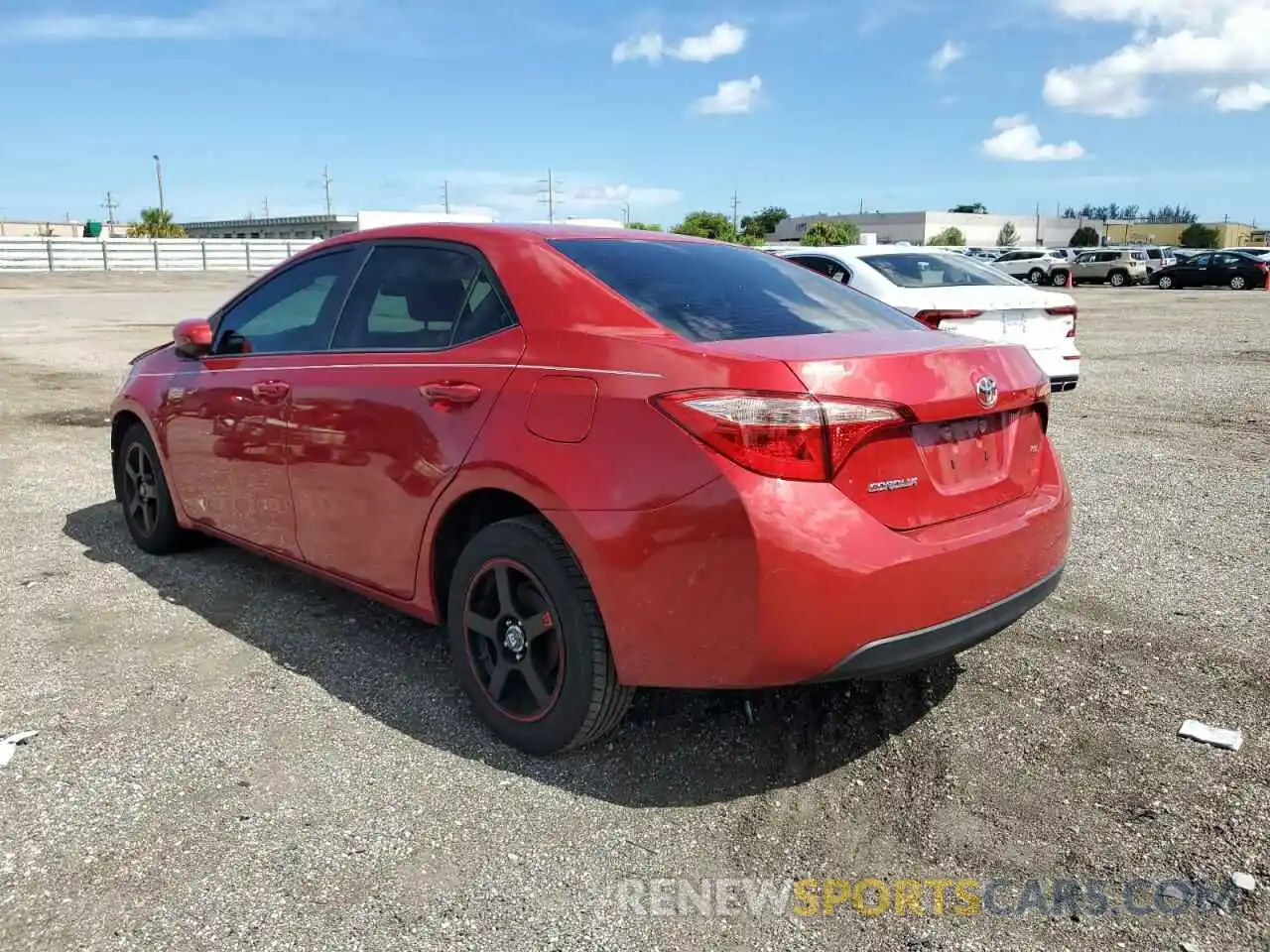 3 Photograph of a damaged car 2T1BURHE8KC158936 TOYOTA COROLLA 2019