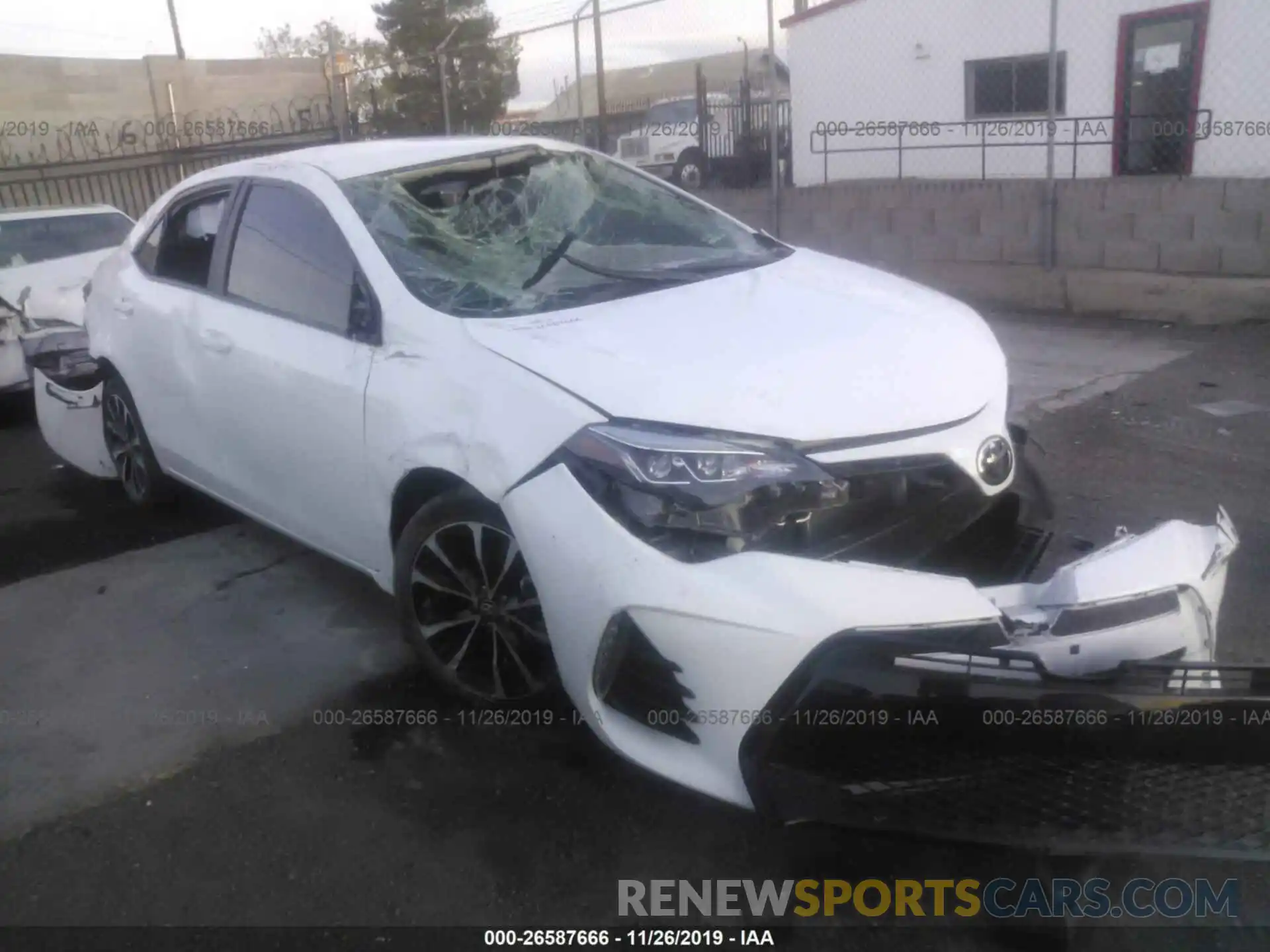 1 Photograph of a damaged car 2T1BURHE8KC161769 TOYOTA COROLLA 2019