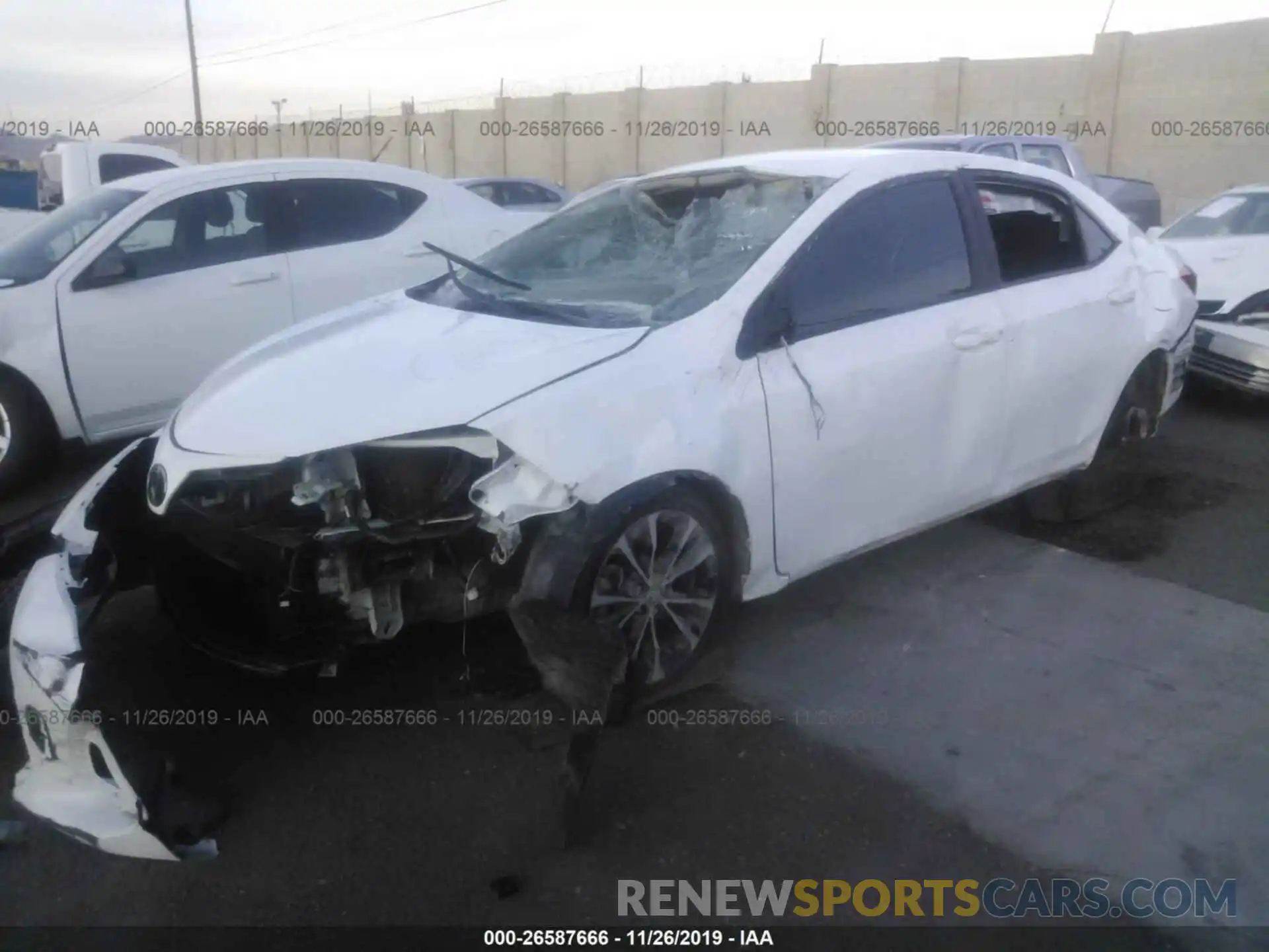 2 Photograph of a damaged car 2T1BURHE8KC161769 TOYOTA COROLLA 2019