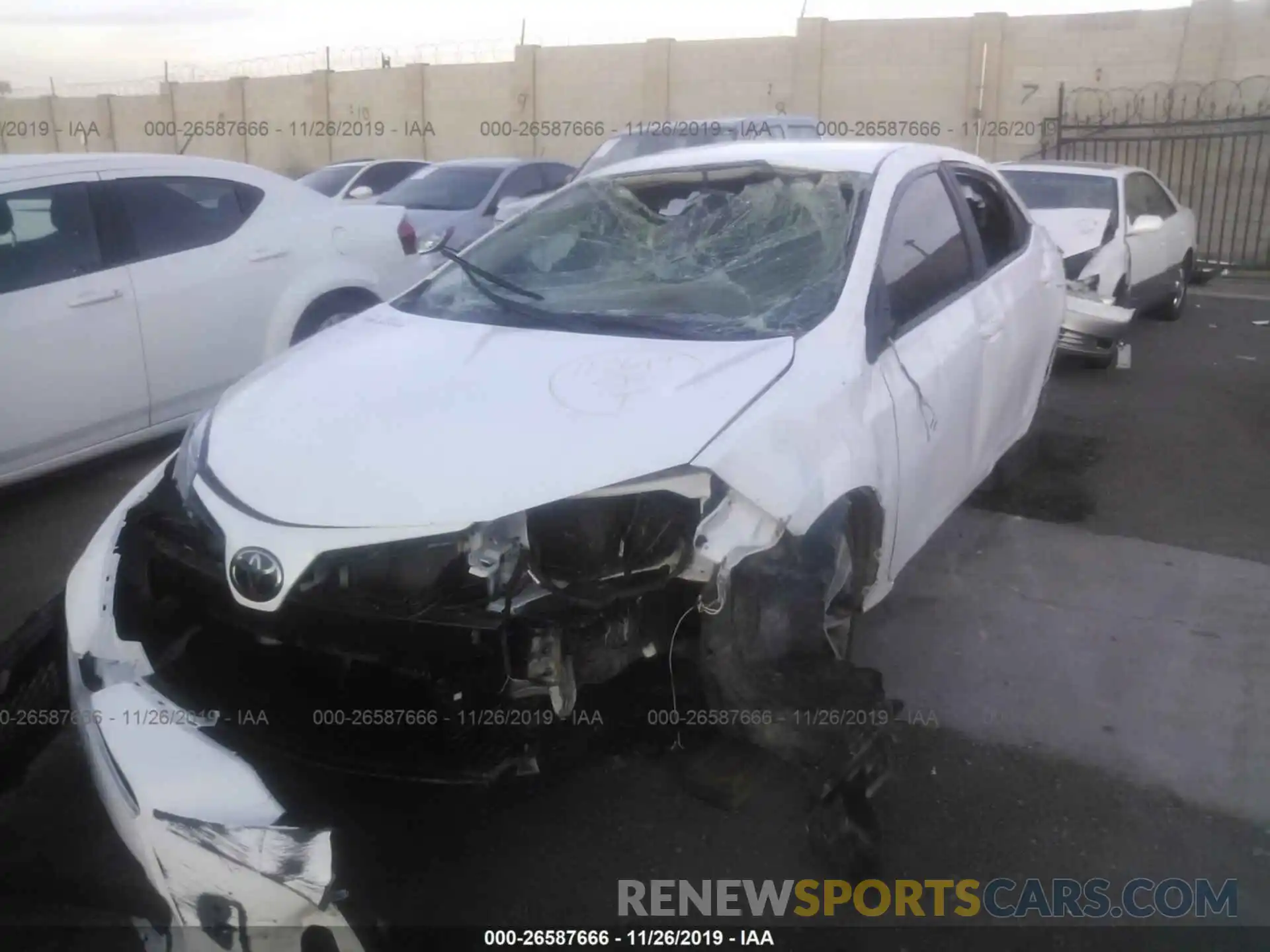 6 Photograph of a damaged car 2T1BURHE8KC161769 TOYOTA COROLLA 2019