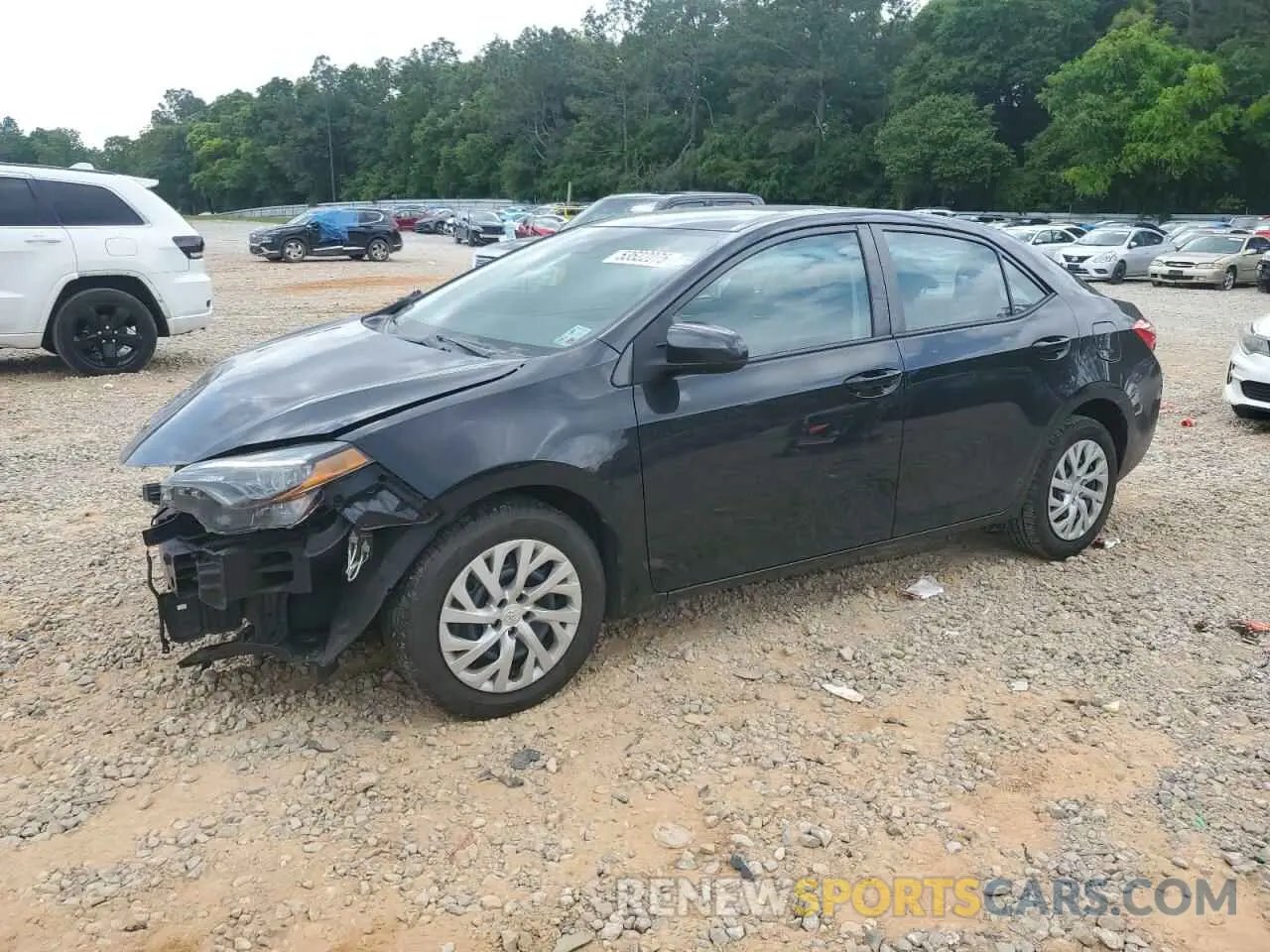 1 Photograph of a damaged car 2T1BURHE8KC166261 TOYOTA COROLLA 2019