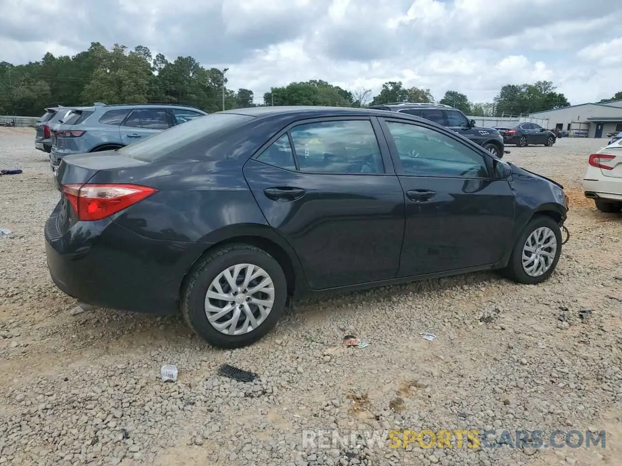 3 Photograph of a damaged car 2T1BURHE8KC166261 TOYOTA COROLLA 2019