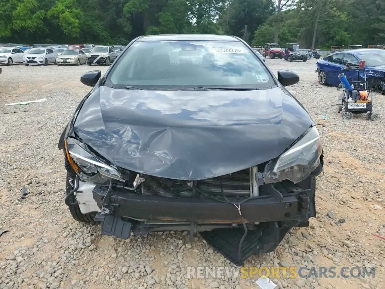 5 Photograph of a damaged car 2T1BURHE8KC166261 TOYOTA COROLLA 2019
