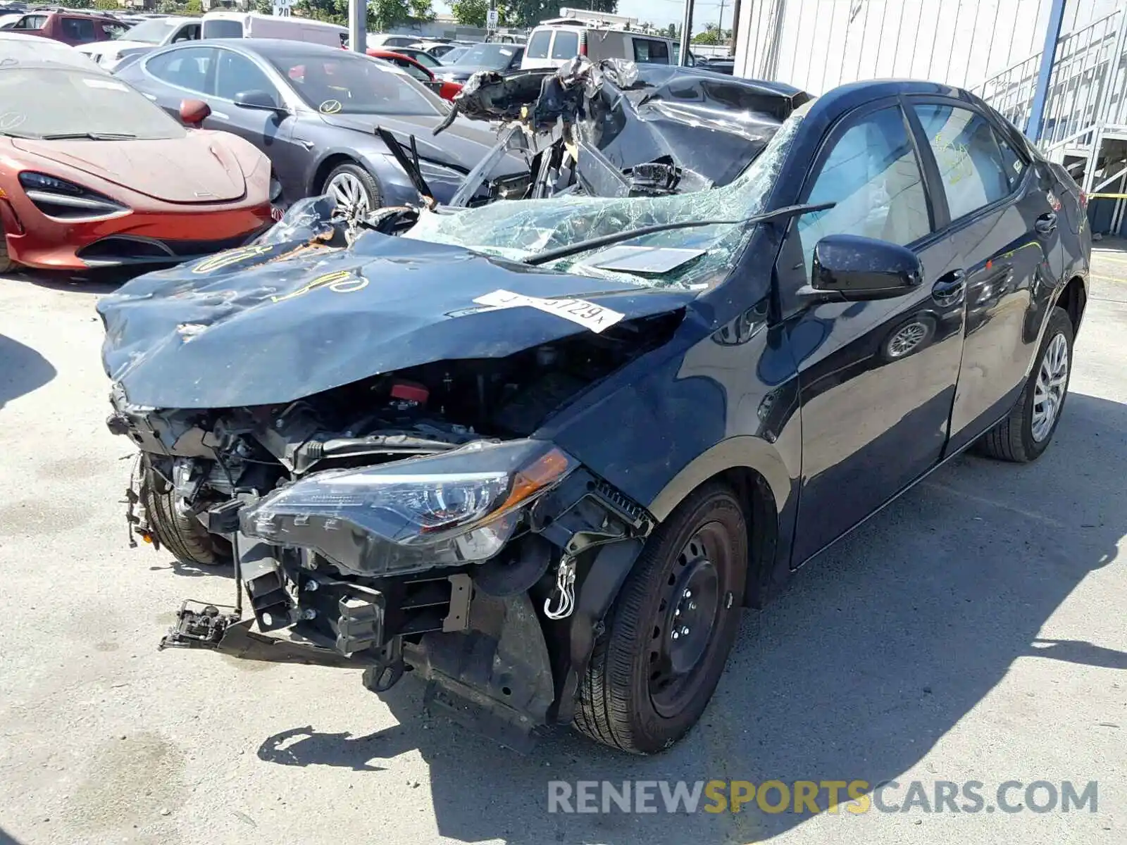 2 Photograph of a damaged car 2T1BURHE8KC170021 TOYOTA COROLLA 2019