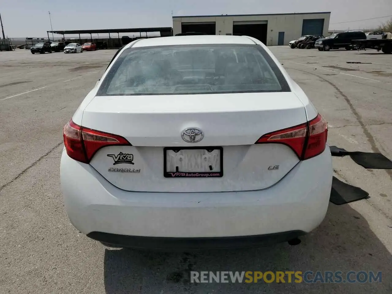 6 Photograph of a damaged car 2T1BURHE8KC173646 TOYOTA COROLLA 2019