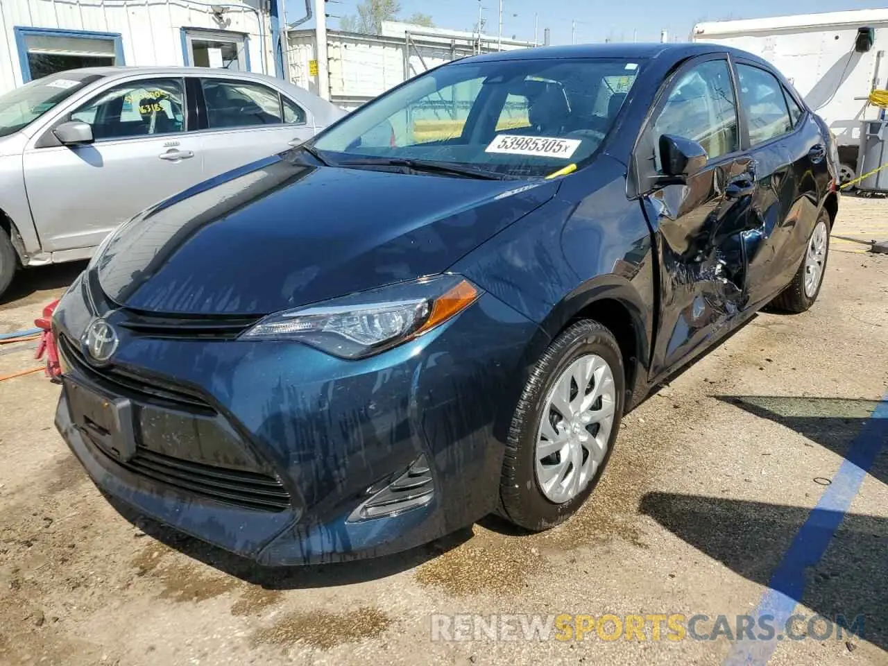 1 Photograph of a damaged car 2T1BURHE8KC175137 TOYOTA COROLLA 2019