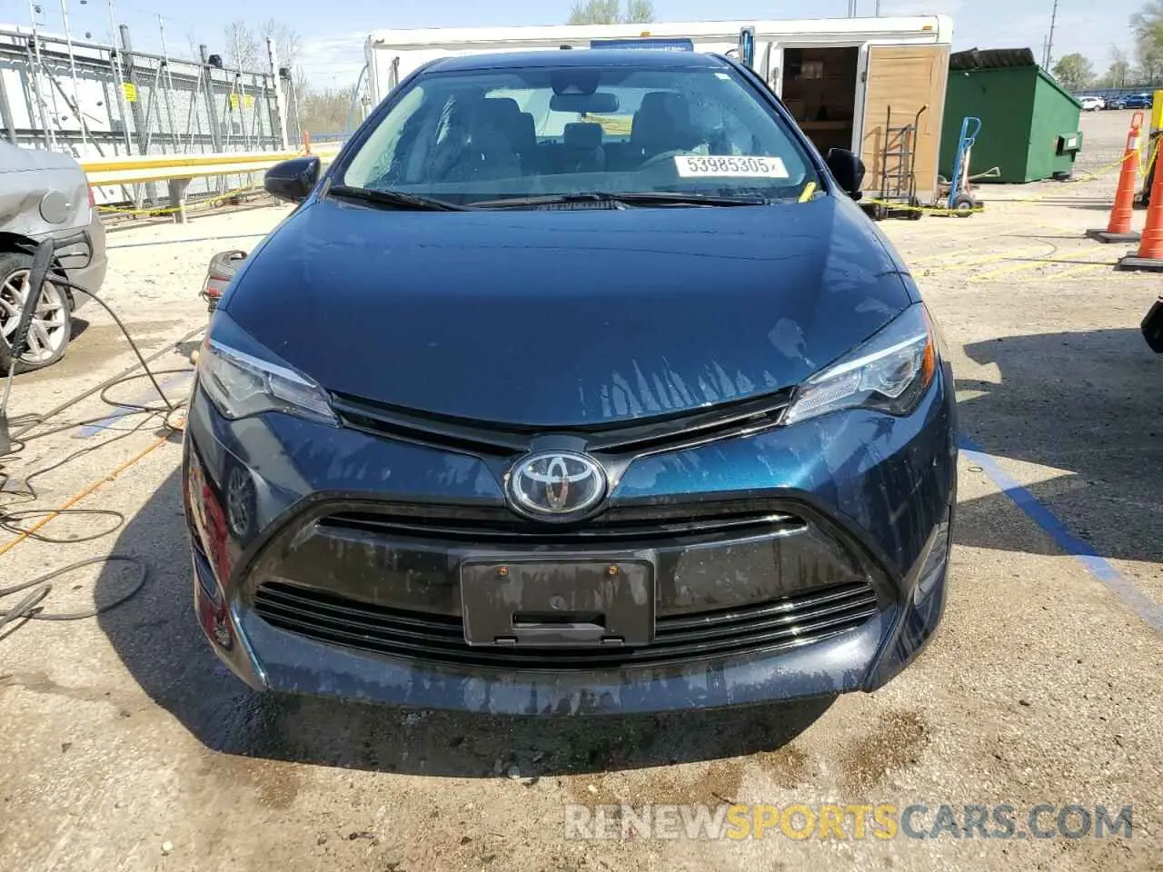 5 Photograph of a damaged car 2T1BURHE8KC175137 TOYOTA COROLLA 2019