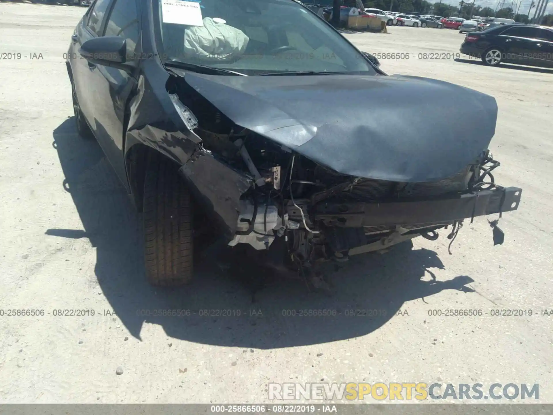 6 Photograph of a damaged car 2T1BURHE8KC178992 TOYOTA COROLLA 2019