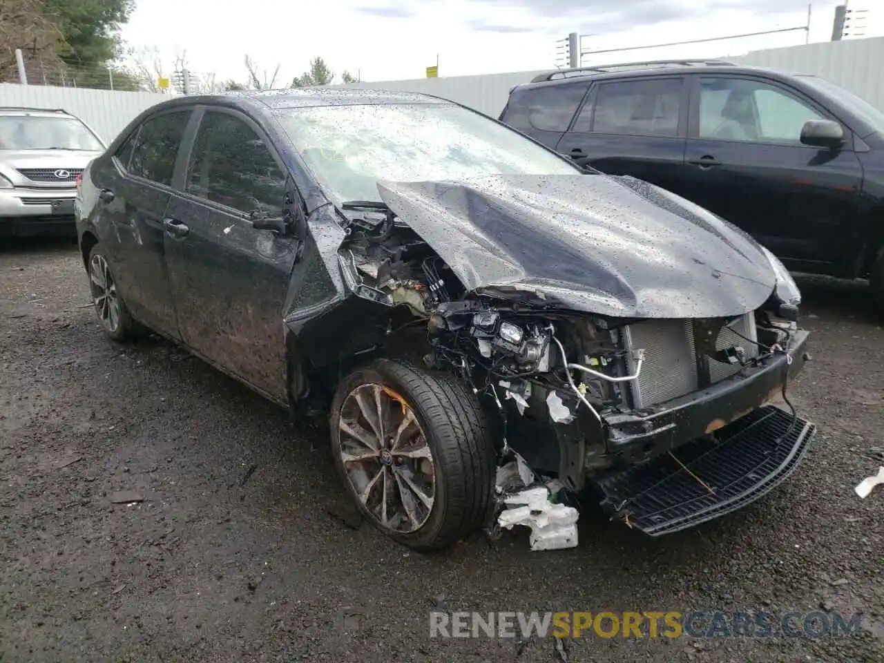 1 Photograph of a damaged car 2T1BURHE8KC180368 TOYOTA COROLLA 2019